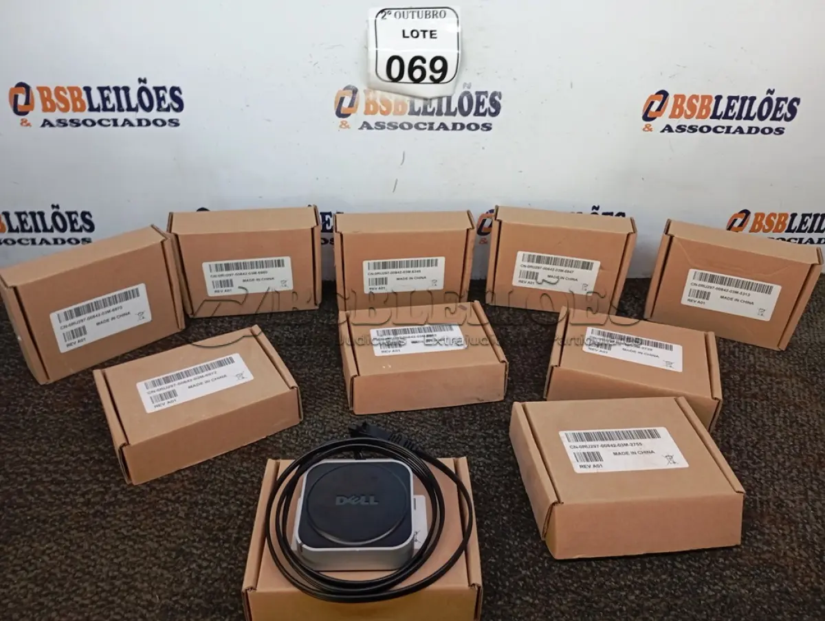 LOTE 069 - 10 ANTENAS WIRELESS DELL. (NO ESTADO) ATENÇÃO! FAZER A VISITAÇÃO ANTES DE ARREMATAR, NÃO SABEMOS SE FUNCIONA. LEILÃO NÃO TEM GARANTIA E NEM DEVOLUÇÃO, SUJEITO A POSSÍVEIS AVARIAS VISÍVEIS/OCULTAS E/OU AUSÊNCIA DE COMPONENTES.