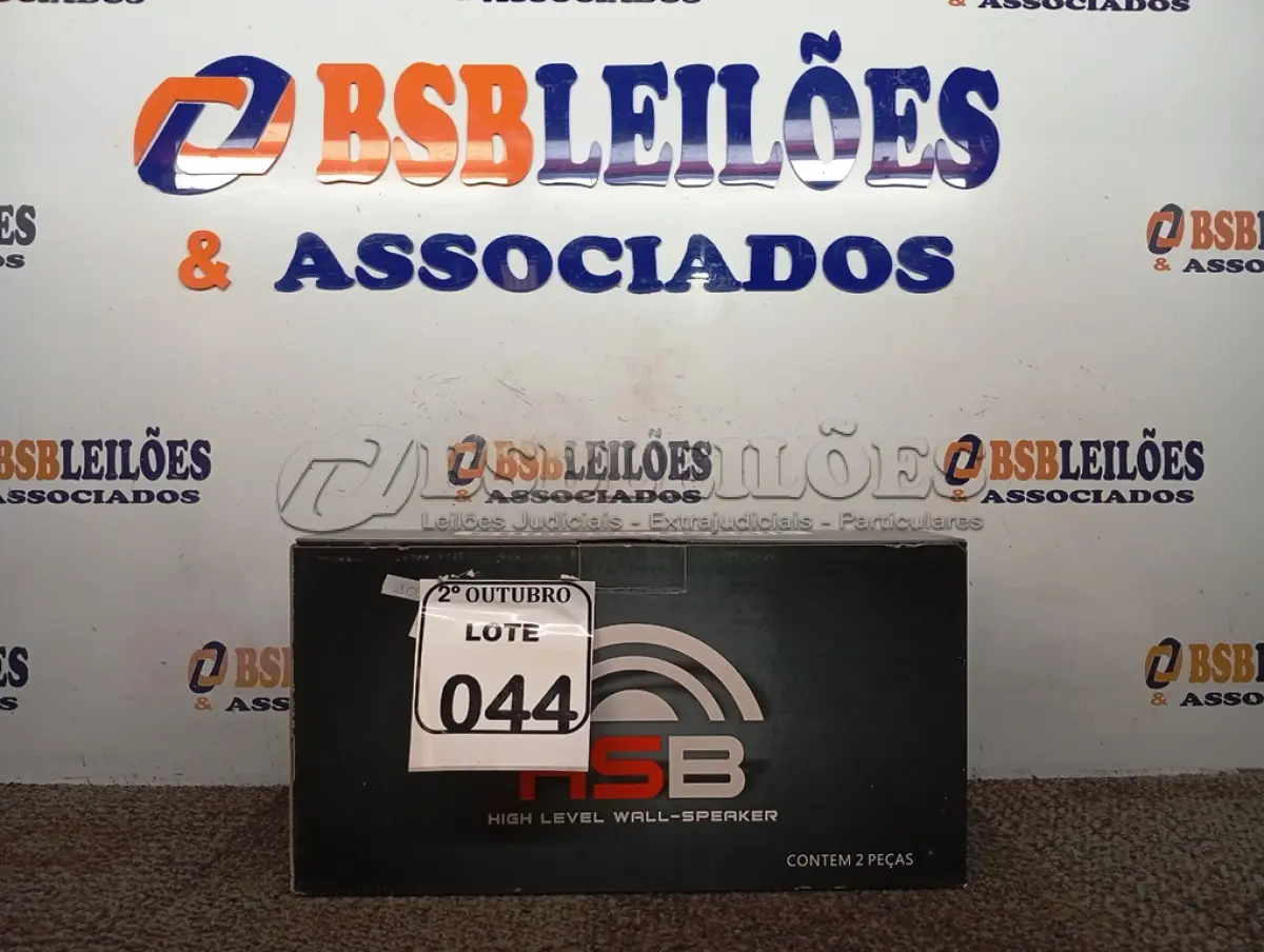 LOTE 044 - 01 ÁUDIO SPEAKER MARCA HOTSOUND MODELO HSB-3WPP(NOVO). (NO ESTADO) ATENÇÃO! FAZER A VISITAÇÃO ANTES DE ARREMATAR, NÃO SABEMOS SE FUNCIONA. LEILÃO NÃO TEM GARANTIA E NEM DEVOLUÇÃO, SUJEITO A POSSÍVEIS AVARIAS VISÍVEIS/OCULTAS E/OU AUSÊNCIA DE COMPONENTES.