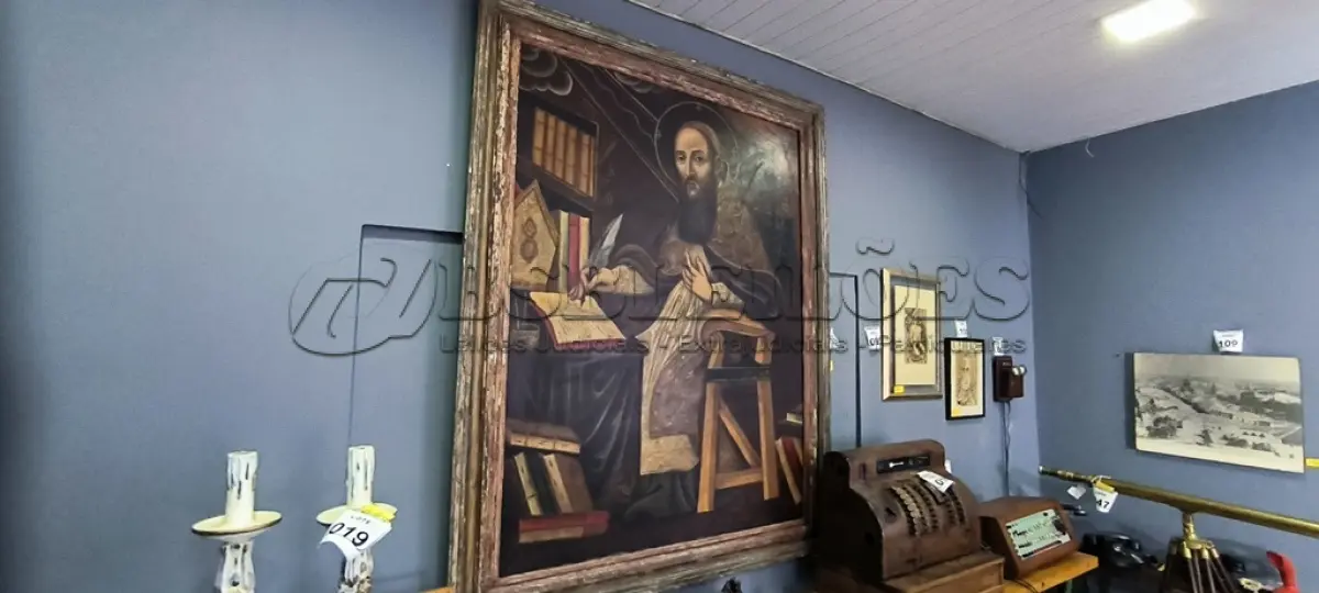 LOTE 119 - 01 QUADRO SANTO AGOSTINHO. (NO ESTADO)