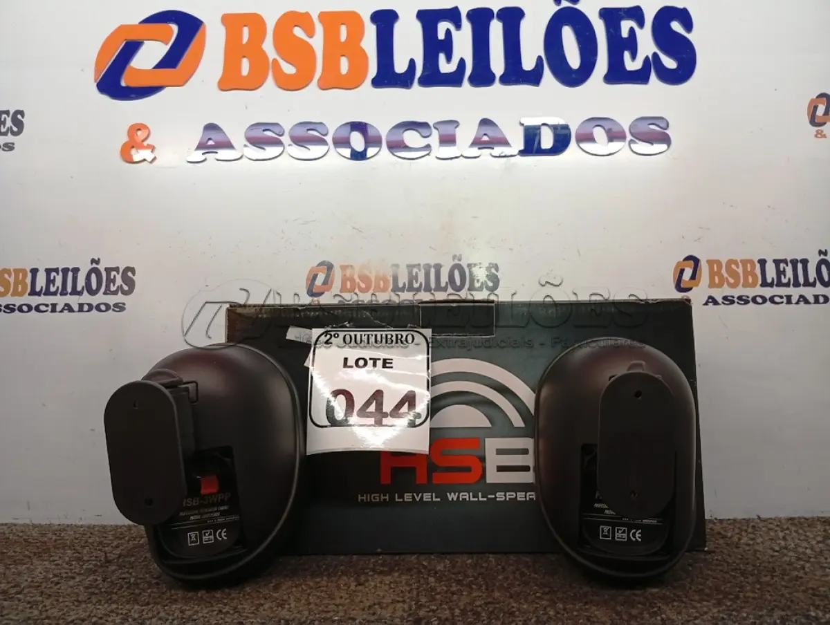 LOTE 044 - 01 ÁUDIO SPEAKER MARCA HOTSOUND MODELO HSB-3WPP(NOVO). (NO ESTADO) ATENÇÃO! FAZER A VISITAÇÃO ANTES DE ARREMATAR, NÃO SABEMOS SE FUNCIONA. LEILÃO NÃO TEM GARANTIA E NEM DEVOLUÇÃO, SUJEITO A POSSÍVEIS AVARIAS VISÍVEIS/OCULTAS E/OU AUSÊNCIA DE COMPONENTES.