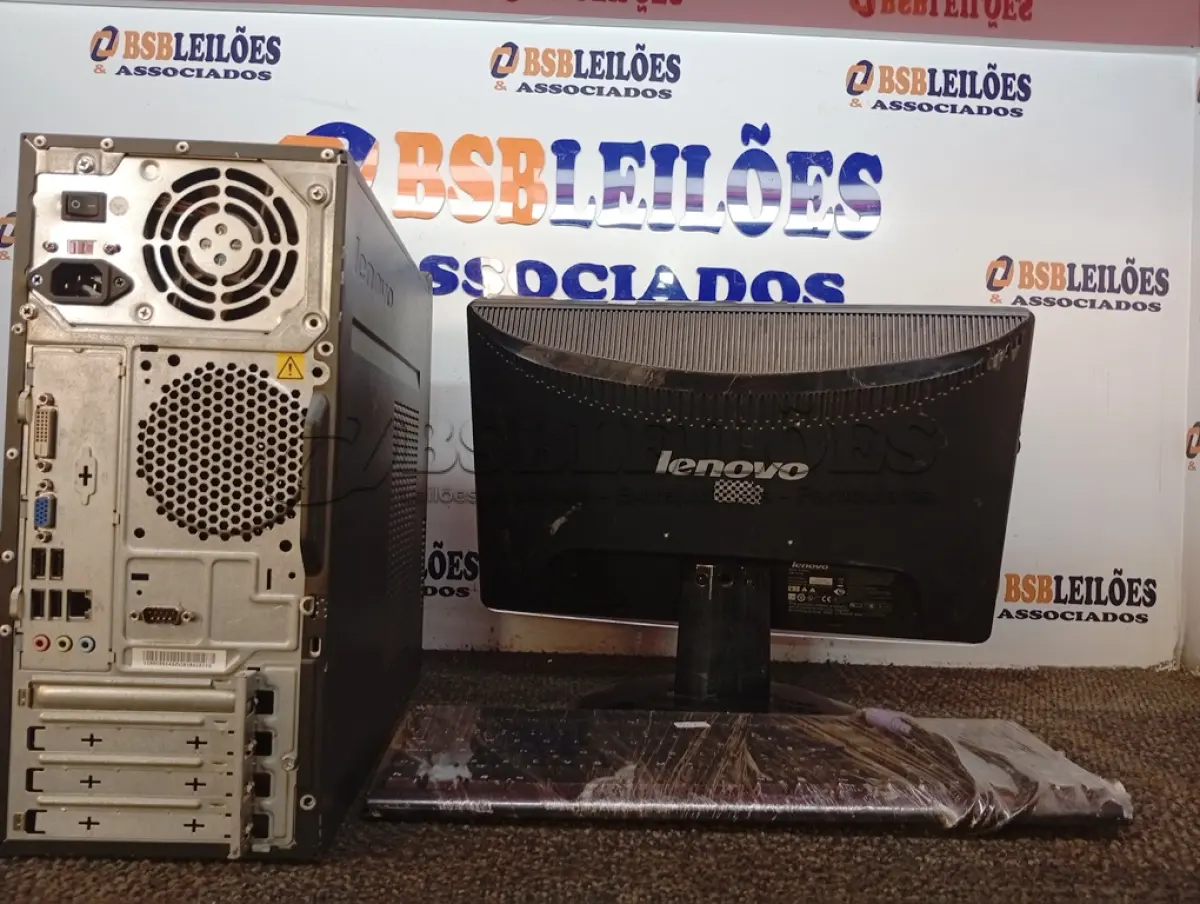 LOTE 182 - 01 CPU COMA TECLADO E 01 MONITOR. (NO ESTADO) ATENÇÃO! FAZER A VISITAÇÃO ANTES DE ARREMATAR, NÃO SABEMOS SE FUNCIONA. LEILÃO NÃO TEM GARANTIA E NEM DEVOLUÇÃO, SUJEITO A POSSÍVEIS AVARIAS VISÍVEIS/OCULTAS E/OU AUSÊNCIA DE COMPONENTES.
