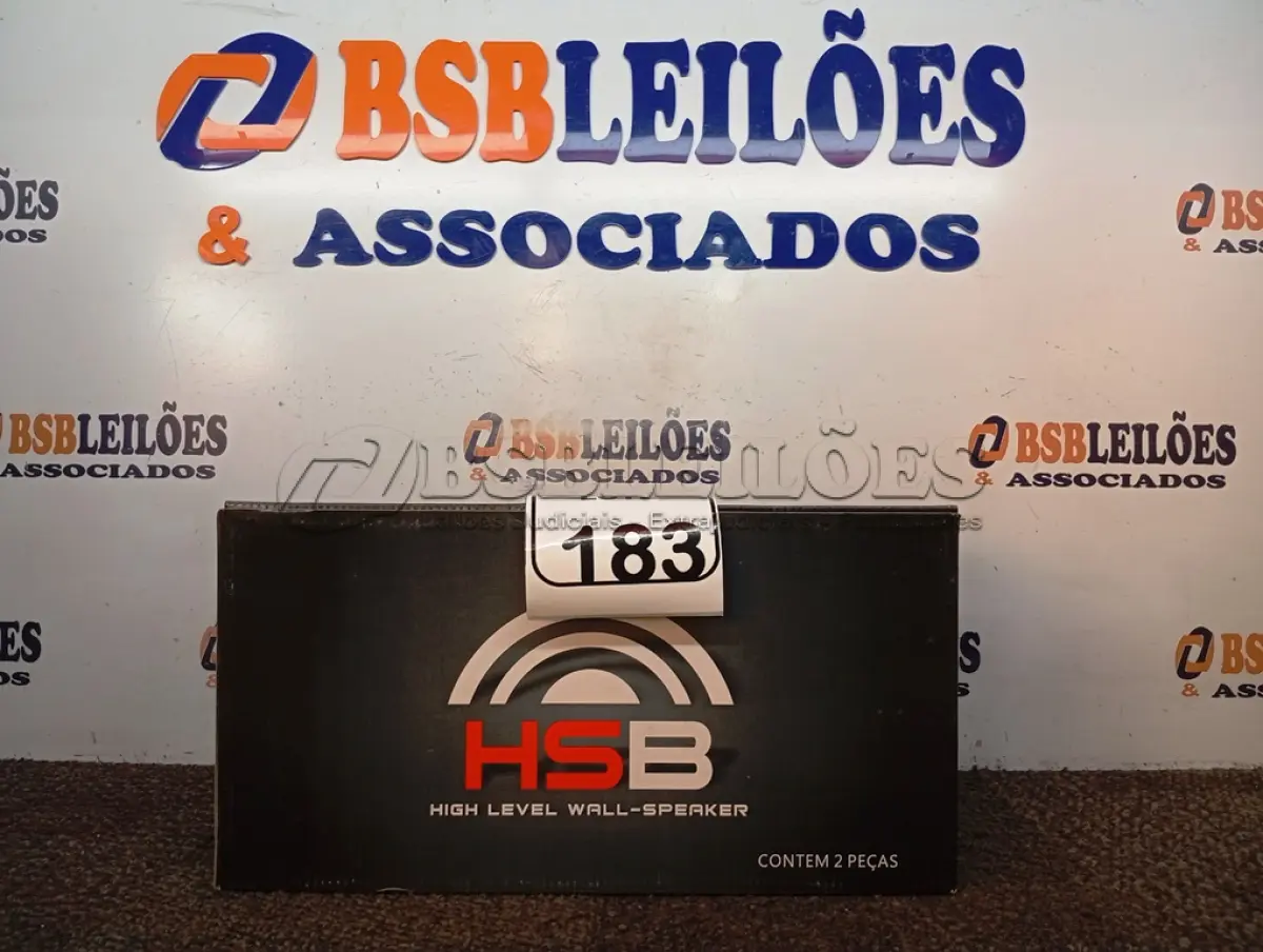 LOTE 183 - 01 AUDIO SPEAKER MARCA HOTSOUND MODELO HSB-3WPP(NOVO). (NO ESTADO) ATENÇÃO! FAZER A VISITAÇÃO ANTES DE ARREMATAR, NÃO SABEMOS SE FUNCIONA. LEILÃO NÃO TEM GARANTIA E NEM DEVOLUÇÃO, SUJEITO A POSSÍVEIS AVARIAS VISÍVEIS/OCULTAS E/OU AUSÊNCIA DE COMPONENTES.