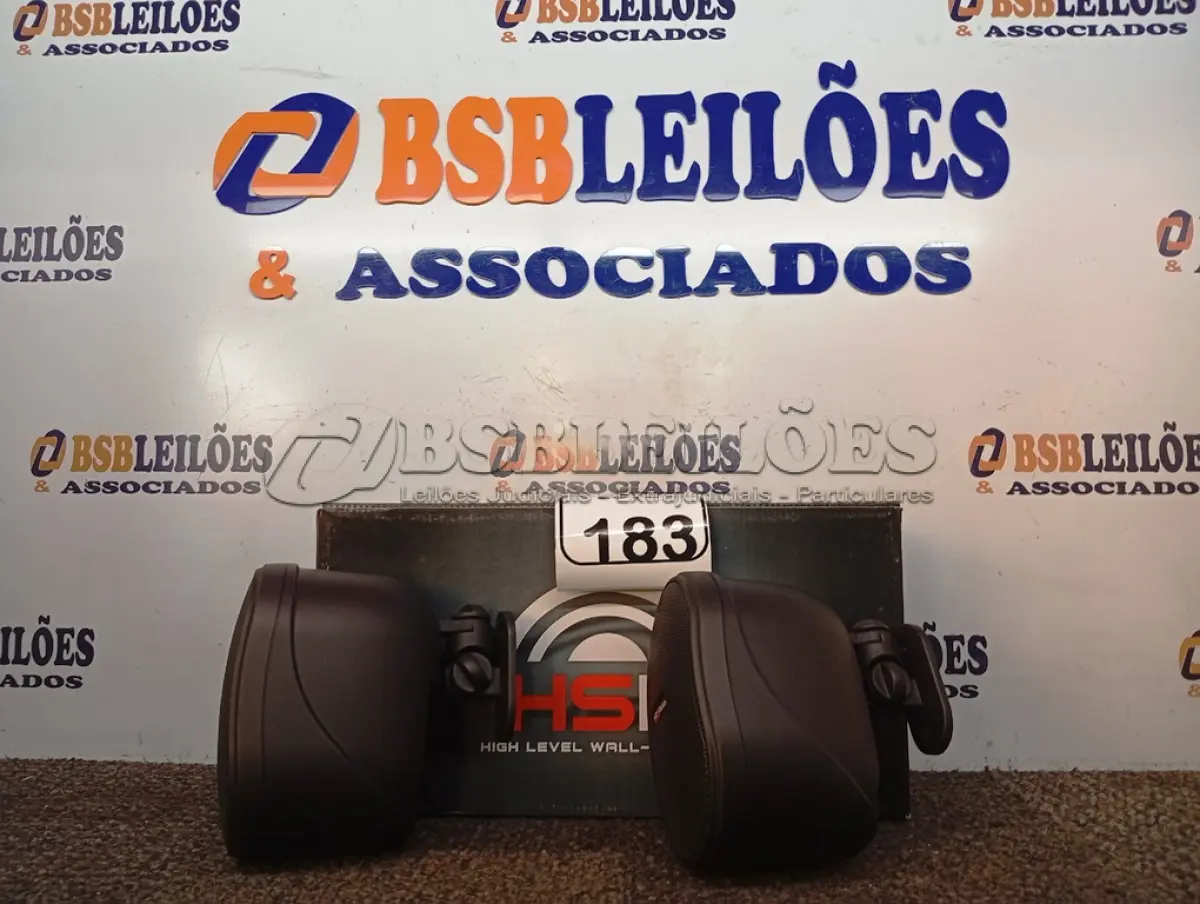 LOTE 183 - 01 AUDIO SPEAKER MARCA HOTSOUND MODELO HSB-3WPP(NOVO). (NO ESTADO) ATENÇÃO! FAZER A VISITAÇÃO ANTES DE ARREMATAR, NÃO SABEMOS SE FUNCIONA. LEILÃO NÃO TEM GARANTIA E NEM DEVOLUÇÃO, SUJEITO A POSSÍVEIS AVARIAS VISÍVEIS/OCULTAS E/OU AUSÊNCIA DE COMPONENTES.