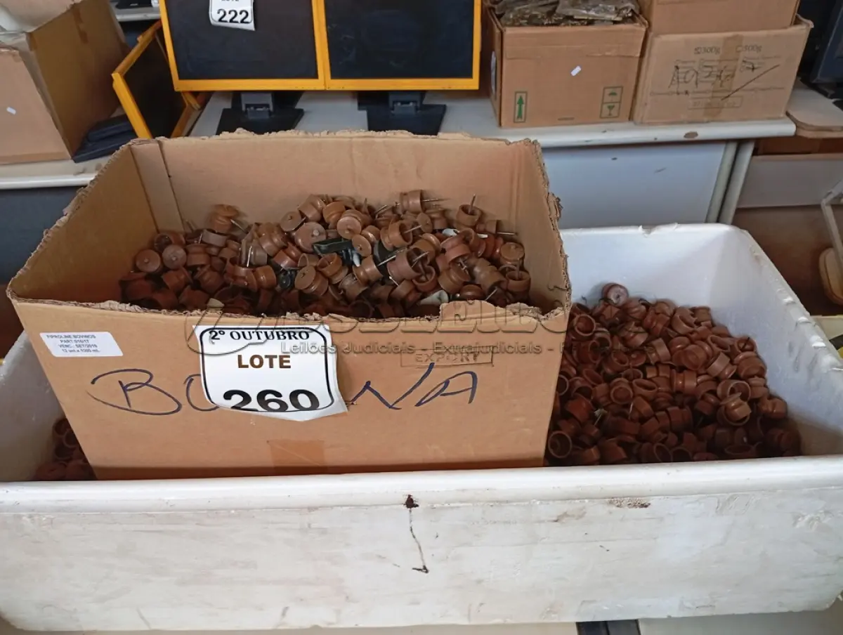 LOTE 260 - 01 LOTE COM GRANDE QUANTIDADE DE ROLDANAS DE PLÁSTICO. (NO ESTADO) ATENÇÃO! FAZER A VISITAÇÃO ANTES DE ARREMATAR, NÃO SABEMOS SE FUNCIONA. LEILÃO NÃO TEM GARANTIA E NEM DEVOLUÇÃO, SUJEITO A POSSÍVEIS AVARIAS VISÍVEIS/OCULTAS E/OU AUSÊNCIA DE COMPONENTES.