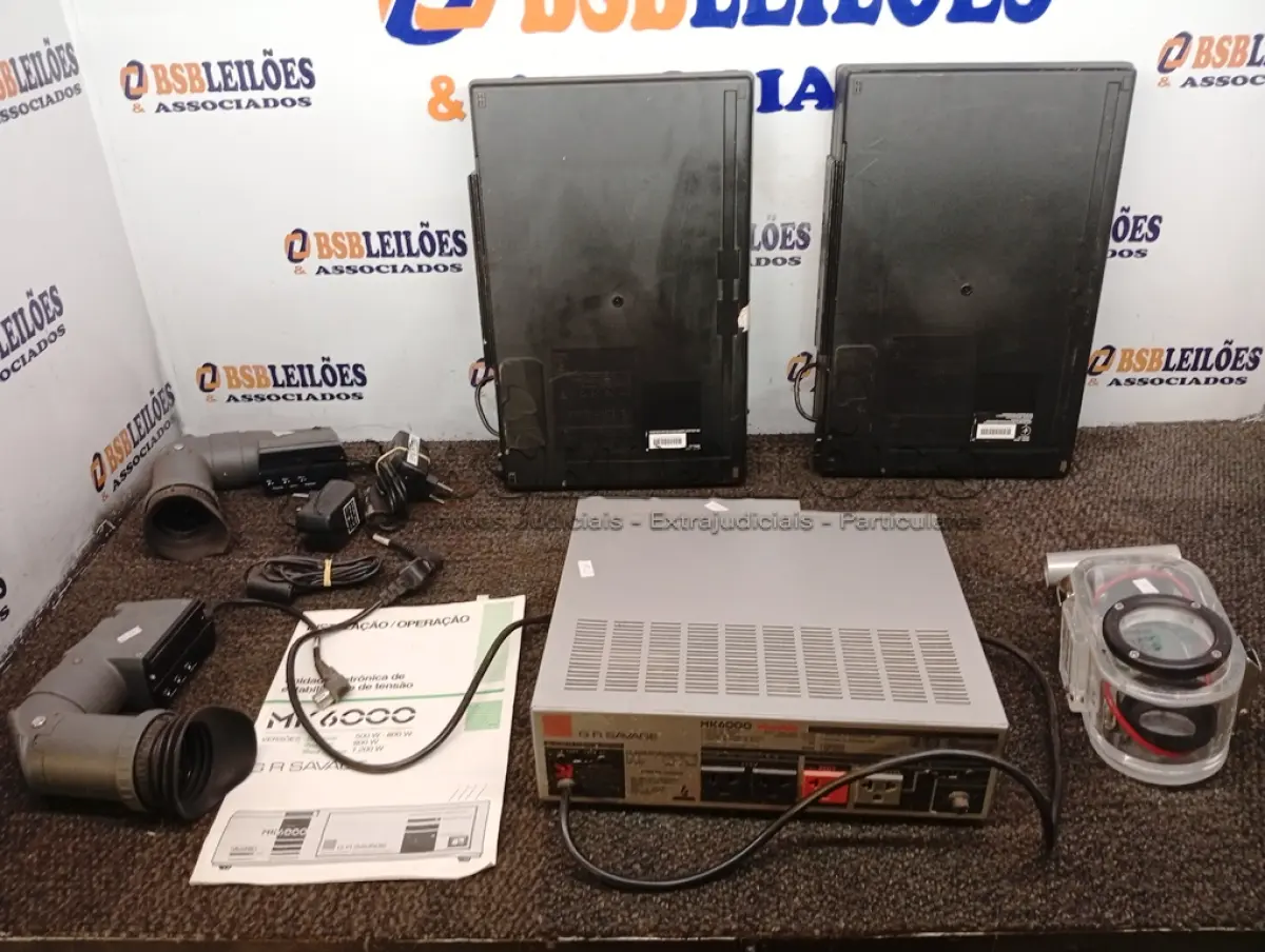 LOTE 201 - 02 SCANNERS MARCA EPSON MODELO V370, 01 ESTABILIZADOR DE TENSÃO MK-600, 02 VIEWFINDER GRASS VALLEY E 01 CAIXA DE ESTANQUE DE MERGULHO PARA MÁQUINA FOTOGRÁFICA. (NO ESTADO) ATENÇÃO! FAZER A VISITAÇÃO ANTES DE ARREMATAR, NÃO SABEMOS SE FUNCIONA. LEILÃO NÃO TEM GARANTIA E NEM DEVOLUÇÃO, SUJEITO A POSSÍVEIS AVARIAS VISÍVEIS/OCULTAS E/OU AUSÊNCIA DE COMPONENTES.