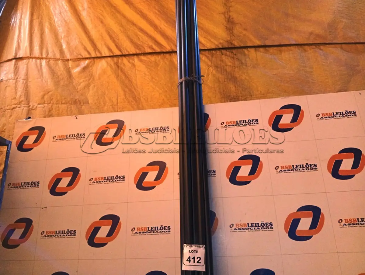 LOTE 412 - 08 ELETRODUTOS ROSCÁVEIS ANTI-CHAMAS. (NO ESTADO) ATENÇÃO! FAZER A VISITAÇÃO ANTES DE ARREMATAR, NÃO SABEMOS SE FUNCIONA. LEILÃO NÃO TEM GARANTIA E NEM DEVOLUÇÃO, SUJEITO A POSSÍVEIS AVARIAS VISÍVEIS/OCULTAS E/OU AUSÊNCIA DE COMPONENTES.
