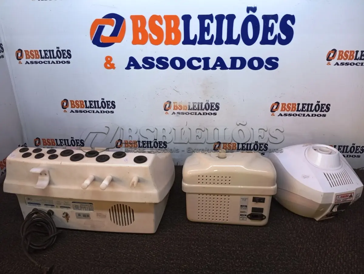 LOTE 185 - 01 APARELHO PARA ESTÉTICA CK MODELO G5V, 01 DERMOSTEAM IBRAMED E 01 VAPOR DE OZONIO. (NO ESTADO) ATENÇÃO! FAZER A VISITAÇÃO ANTES DE ARREMATAR, NÃO SABEMOS SE FUNCIONA. LEILÃO NÃO TEM GARANTIA E NEM DEVOLUÇÃO, SUJEITO A POSSÍVEIS AVARIAS VISÍVEIS/OCULTAS E/OU AUSÊNCIA DE COMPONENTES.