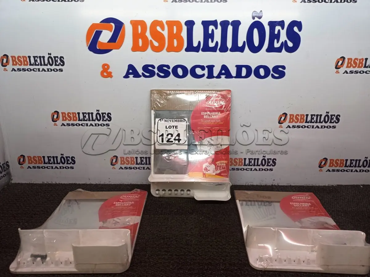 LOTE 124 - 03 ESPELHEIRAS BELLART BR DURIN. (NO ESTADO) ATENÇÃO! FAZER A VISITAÇÃO ANTES DE ARREMATAR, NÃO SABEMOS SE FUNCIONA. LEILÃO NÃO TEM GARANTIA E NEM DEVOLUÇÃO, SUJEITO A POSSÍVEIS AVARIAS VISÍVEIS/OCULTAS E/OU AUSÊNCIA DE COMPONENTES.