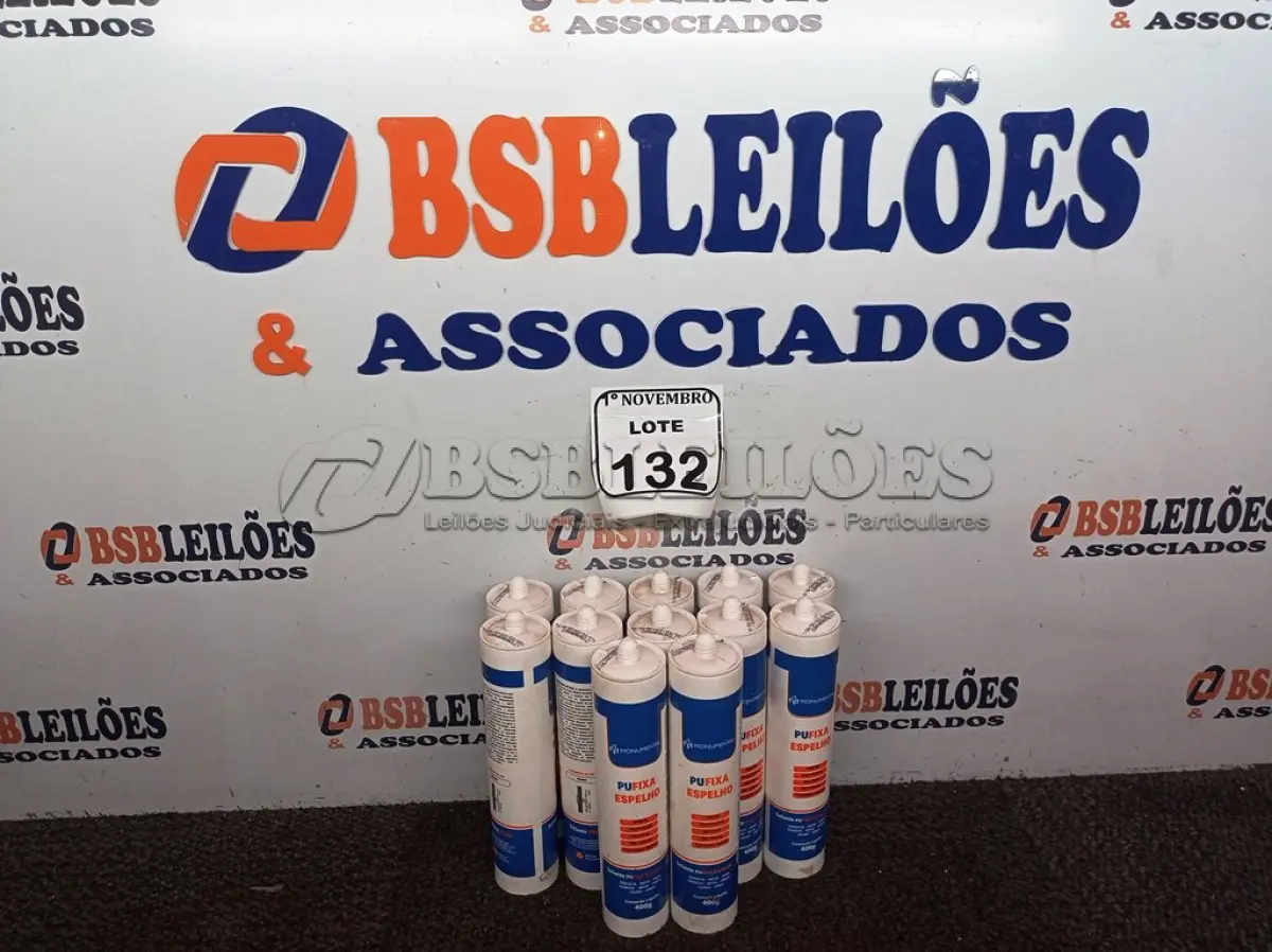 LOTE 132 - 12 CARTUCHOS DE SELANTE PU- FIXA ESPELHO DE 400G CADA. (NO ESTADO) ATENÇÃO! FAZER A VISITAÇÃO ANTES DE ARREMATAR, NÃO SABEMOS SE FUNCIONA. LEILÃO NÃO TEM GARANTIA E NEM DEVOLUÇÃO, SUJEITO A POSSÍVEIS AVARIAS VISÍVEIS/OCULTAS E/OU AUSÊNCIA DE COMPONENTES.