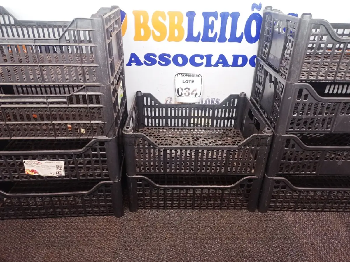 LOTE 034 - 10 CESTAS ORGANIZADORAS NA COR PRETA. (NO ESTADO) ATENÇÃO! FAZER A VISITAÇÃO ANTES DE ARREMATAR, NÃO SABEMOS SE FUNCIONA. LEILÃO NÃO TEM GARANTIA E NEM DEVOLUÇÃO, SUJEITO A POSSÍVEIS AVARIAS VISÍVEIS/OCULTAS E/OU AUSÊNCIA DE COMPONENTES.
