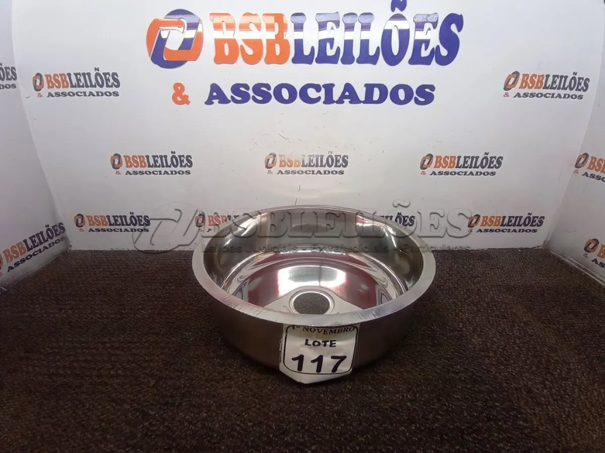 LOTE 117 - 01 CUBA INOX N38 AÇO 430 38X12 FABRINOX. (NOVA)(NO ESTADO) ATENÇÃO! FAZER A VISITAÇÃO ANTES DE ARREMATAR, NÃO SABEMOS SE FUNCIONA. LEILÃO NÃO TEM GARANTIA E NEM DEVOLUÇÃO, SUJEITO A POSSÍVEIS AVARIAS VISÍVEIS/OCULTAS E/OU AUSÊNCIA DE COMPONENTES.
