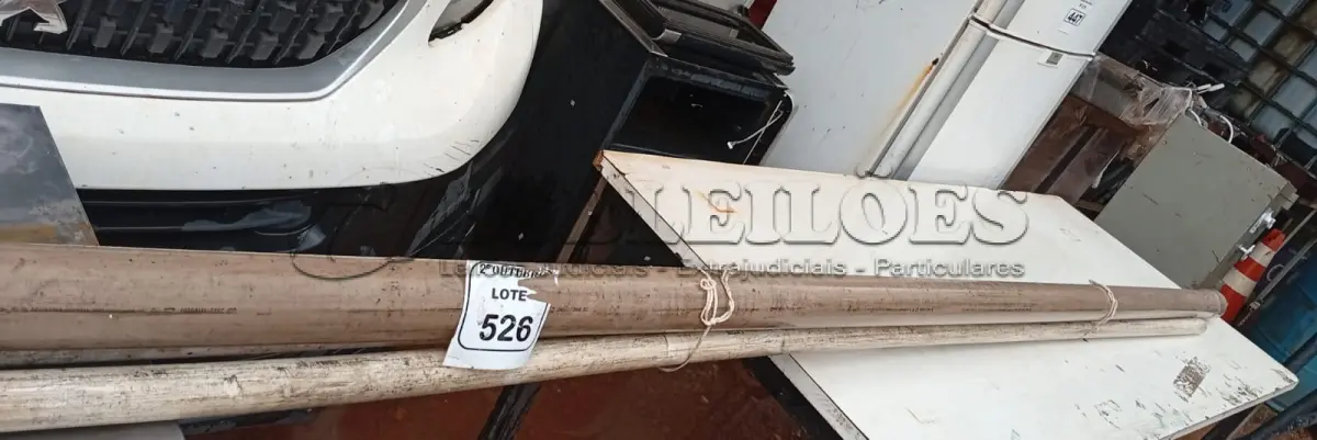 LOTE 526 - 03 CANOS DE MEDIDAS DIVERSAS. (NO ESTADO) ATENÇÃO! FAZER A VISITAÇÃO ANTES DE ARREMATAR, NÃO SABEMOS SE FUNCIONA. LEILÃO NÃO TEM GARANTIA E NEM DEVOLUÇÃO, SUJEITO A POSSÍVEIS AVARIAS VISÍVEIS/OCULTAS E/OU AUSÊNCIA DE COMPONENTES.