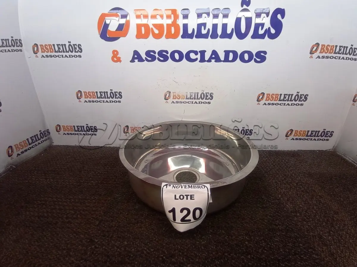 LOTE 120 - 01 CUBA INOX N38 AÇO 430 38X12 FABRINOX. (NO ESTADO) ATENÇÃO! FAZER A VISITAÇÃO ANTES DE ARREMATAR, NÃO SABEMOS SE FUNCIONA. LEILÃO NÃO TEM GARANTIA E NEM DEVOLUÇÃO, SUJEITO A POSSÍVEIS AVARIAS VISÍVEIS/OCULTAS E/OU AUSÊNCIA DE COMPONENTES.