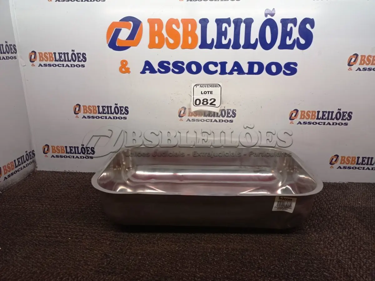 LOTE 082 - 01 CUBA INOX N2 AÇO 430 3.1/2 56X34X14 FABRINO (NOVA). (NO ESTADO) ATENÇÃO! FAZER A VISITAÇÃO ANTES DE ARREMATAR, NÃO SABEMOS SE FUNCIONA. LEILÃO NÃO TEM GARANTIA E NEM DEVOLUÇÃO, SUJEITO A POSSÍVEIS AVARIAS VISÍVEIS/OCULTAS E/OU AUSÊNCIA DE COMPONENTES.