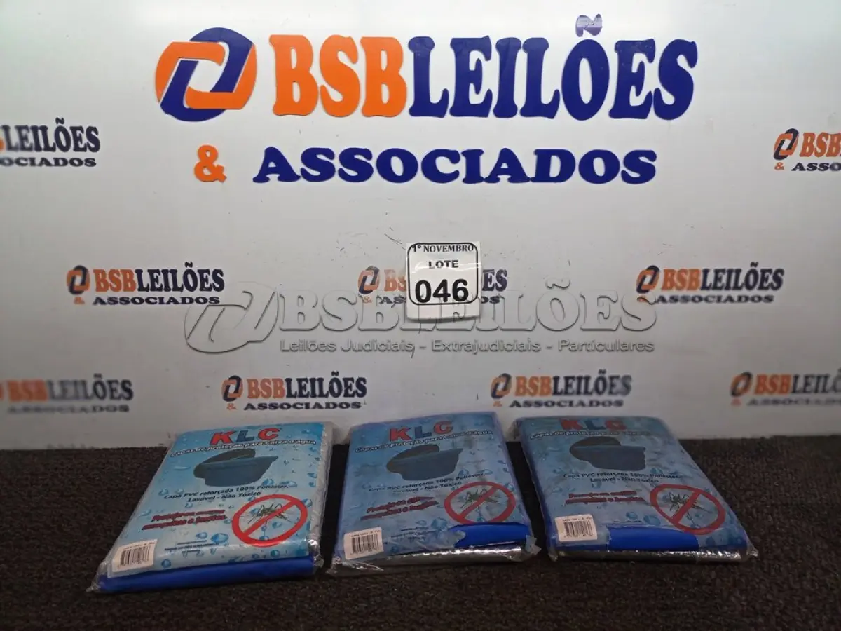 LOTE 046 - 03 CAPAS DE PROTEÇÃO P/ CAIXAS D´ÁGUA DE 1000L. (NO ESTADO) ATENÇÃO! FAZER A VISITAÇÃO ANTES DE ARREMATAR, NÃO SABEMOS SE FUNCIONA. LEILÃO NÃO TEM GARANTIA E NEM DEVOLUÇÃO, SUJEITO A POSSÍVEIS AVARIAS VISÍVEIS/OCULTAS E/OU AUSÊNCIA DE COMPONENTES.