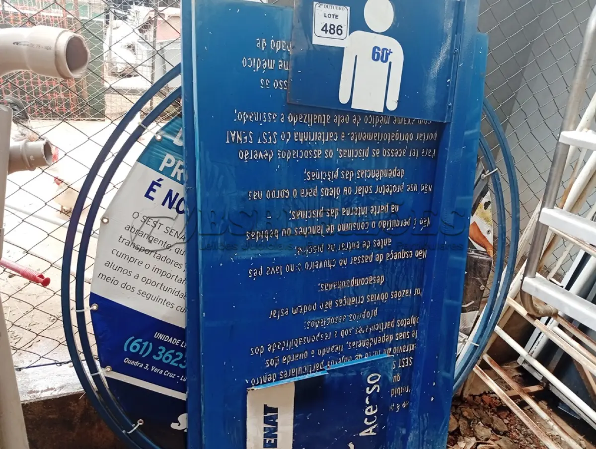 LOTE 486 - 02 CHAPAS DE FERRO E MATERIAIS DIVERSOS. (NO ESTADO) ATENÇÃO! FAZER A VISITAÇÃO ANTES DE ARREMATAR, NÃO SABEMOS SE FUNCIONA. LEILÃO NÃO TEM GARANTIA E NEM DEVOLUÇÃO, SUJEITO A POSSÍVEIS AVARIAS VISÍVEIS/OCULTAS E/OU AUSÊNCIA DE COMPONENTES.