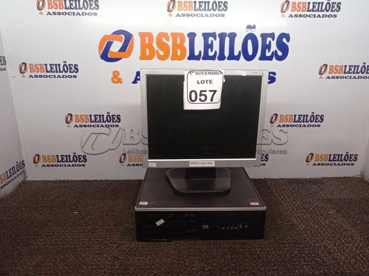 LOTE 057 - 01 CPU E 01 MONITOR MARCAS E MODELOS DIVERSOS. (NO ESTADO) ATENÇÃO! FAZER A VISITAÇÃO ANTES DE ARREMATAR, NÃO SABEMOS SE FUNCIONA. LEILÃO NÃO TEM GARANTIA E NEM DEVOLUÇÃO, SUJEITO A POSSÍVEIS AVARIAS VISÍVEIS/OCULTAS E/OU AUSÊNCIA DE COMPONENTES.
