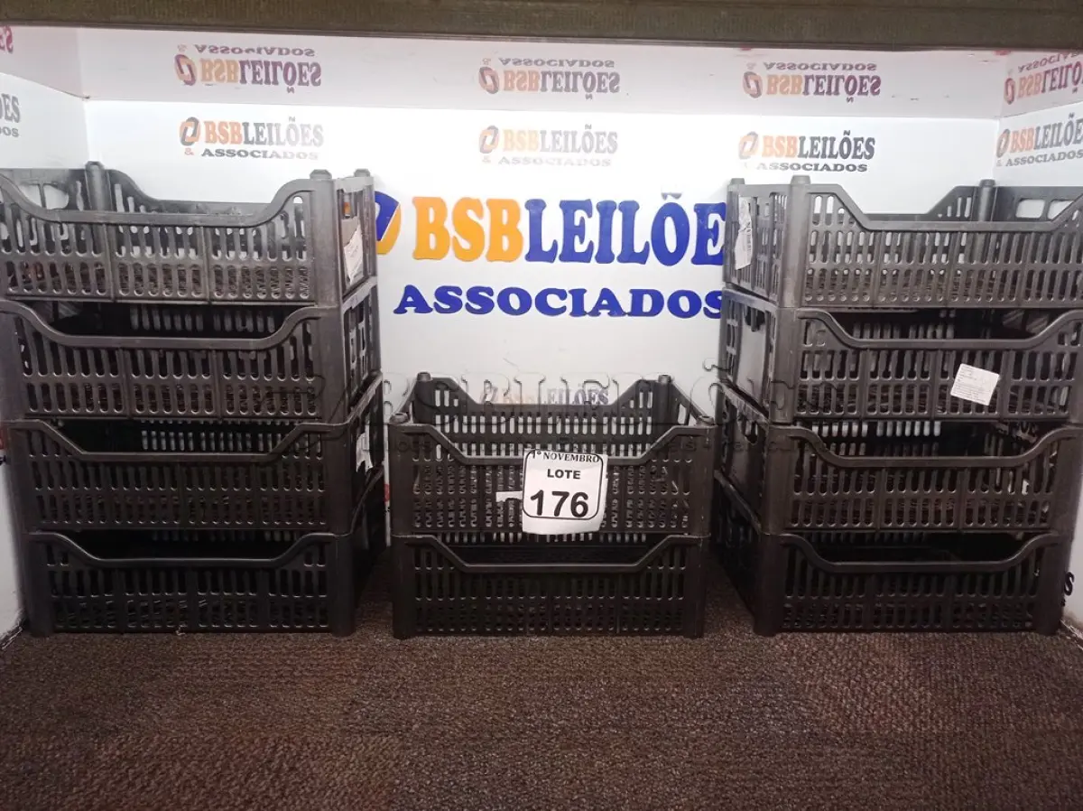 LOTE 176 - 10 CESTAS ORGANIZADORAS NA COR PRETA. (NO ESTADO) ATENÇÃO! FAZER A VISITAÇÃO ANTES DE ARREMATAR, NÃO SABEMOS SE FUNCIONA. LEILÃO NÃO TEM GARANTIA E NEM DEVOLUÇÃO, SUJEITO A POSSÍVEIS AVARIAS VISÍVEIS/OCULTAS E/OU AUSÊNCIA DE COMPONENTES.
