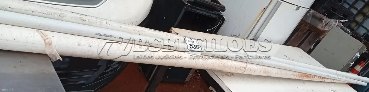 LOTE 530 - 04 CANOS DE MEDIDAS DIVERSAS. (NO ESTADO) ATENÇÃO! FAZER A VISITAÇÃO ANTES DE ARREMATAR, NÃO SABEMOS SE FUNCIONA. LEILÃO NÃO TEM GARANTIA E NEM DEVOLUÇÃO, SUJEITO A POSSÍVEIS AVARIAS VISÍVEIS/OCULTAS E/OU AUSÊNCIA DE COMPONENTES.