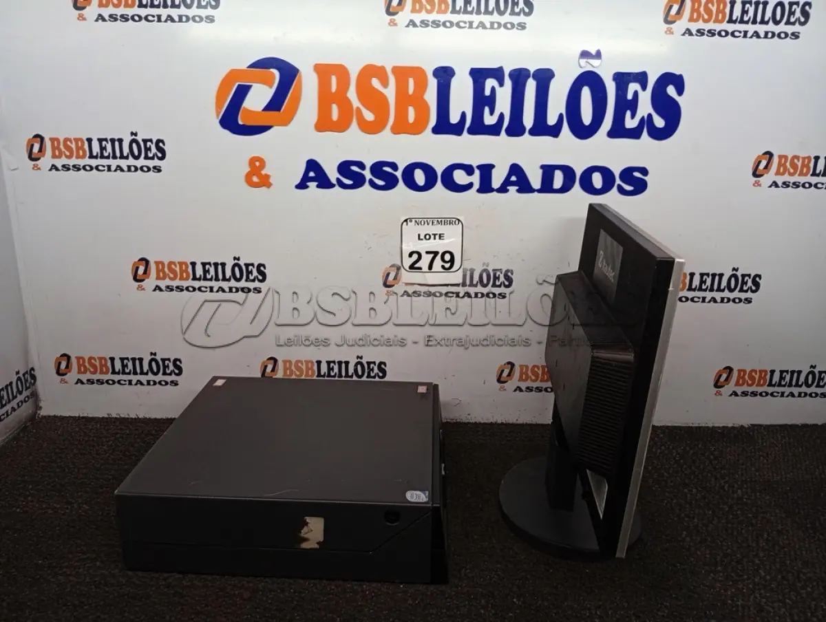 LOTE 279 - 01 CPU MARCA LENOVO E 01 MONITOR MARCA ITAUTEC. (NO ESTADO) ATENÇÃO! FAZER A VISITAÇÃO ANTES DE ARREMATAR, NÃO SABEMOS SE FUNCIONA. LEILÃO NÃO TEM GARANTIA E NEM DEVOLUÇÃO, SUJEITO A POSSÍVEIS AVARIAS VISÍVEIS/OCULTAS E/OU AUSÊNCIA DE COMPONENTES.
