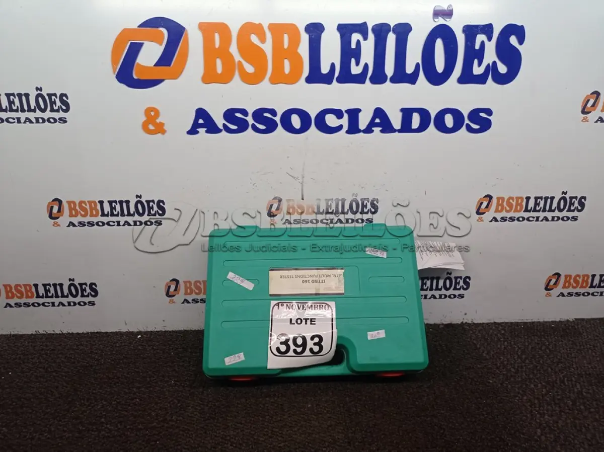 LOTE 393 - 01 APARELHO DE MEDIÇÃO DE ATERRAMENTO. (NO ESTADO) ATENÇÃO! FAZER A VISITAÇÃO ANTES DE ARREMATAR, NÃO SABEMOS SE FUNCIONA. LEILÃO NÃO TEM GARANTIA E NEM DEVOLUÇÃO, SUJEITO A POSSÍVEIS AVARIAS VISÍVEIS/OCULTAS E/OU AUSÊNCIA DE COMPONENTES.