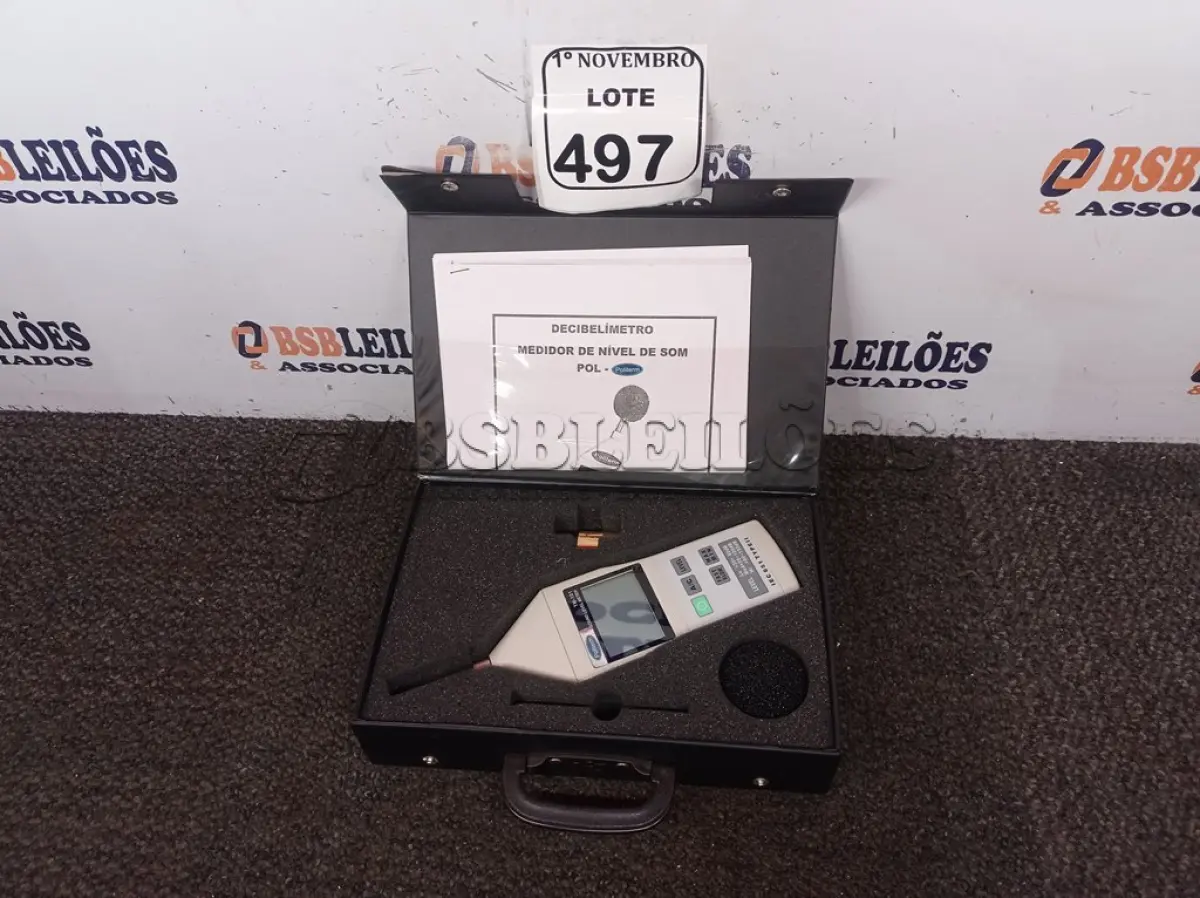 LOTE 497 - 01 AUDIODOSÍMETRO. (NO ESTADO) ATENÇÃO! FAZER A VISITAÇÃO ANTES DE ARREMATAR, NÃO SABEMOS SE FUNCIONA. LEILÃO NÃO TEM GARANTIA E NEM DEVOLUÇÃO, SUJEITO A POSSÍVEIS AVARIAS VISÍVEIS/OCULTAS E/OU AUSÊNCIA DE COMPONENTES.