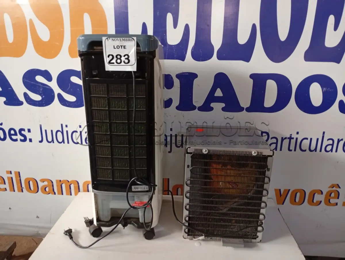 LOTE 283 - 01PURIFICADOR DE ÁGUA MARCA SOFT E 01 CLIMATIZADOR DE ÁGUA MARCA CADENCE 220V. (NO ESTADO) ATENÇÃO! FAZER A VISITAÇÃO ANTES DE ARREMATAR, NÃO SABEMOS SE FUNCIONA. LEILÃO NÃO TEM GARANTIA E NEM DEVOLUÇÃO, SUJEITO A POSSÍVEIS AVARIAS VISÍVEIS/OCULTAS E/OU AUSÊNCIA DE COMPONENTES.