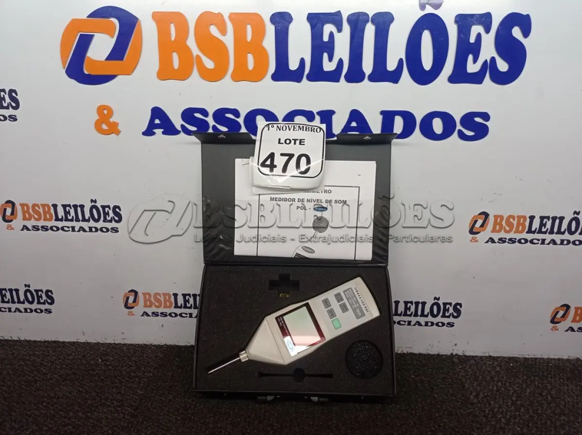 LOTE 470 - 01 AUDIODOSÍMETRO. (NO ESTADO) ATENÇÃO! FAZER A VISITAÇÃO ANTES DE ARREMATAR, NÃO SABEMOS SE FUNCIONA. LEILÃO NÃO TEM GARANTIA E NEM DEVOLUÇÃO, SUJEITO A POSSÍVEIS AVARIAS VISÍVEIS/OCULTAS E/OU AUSÊNCIA DE COMPONENTES.