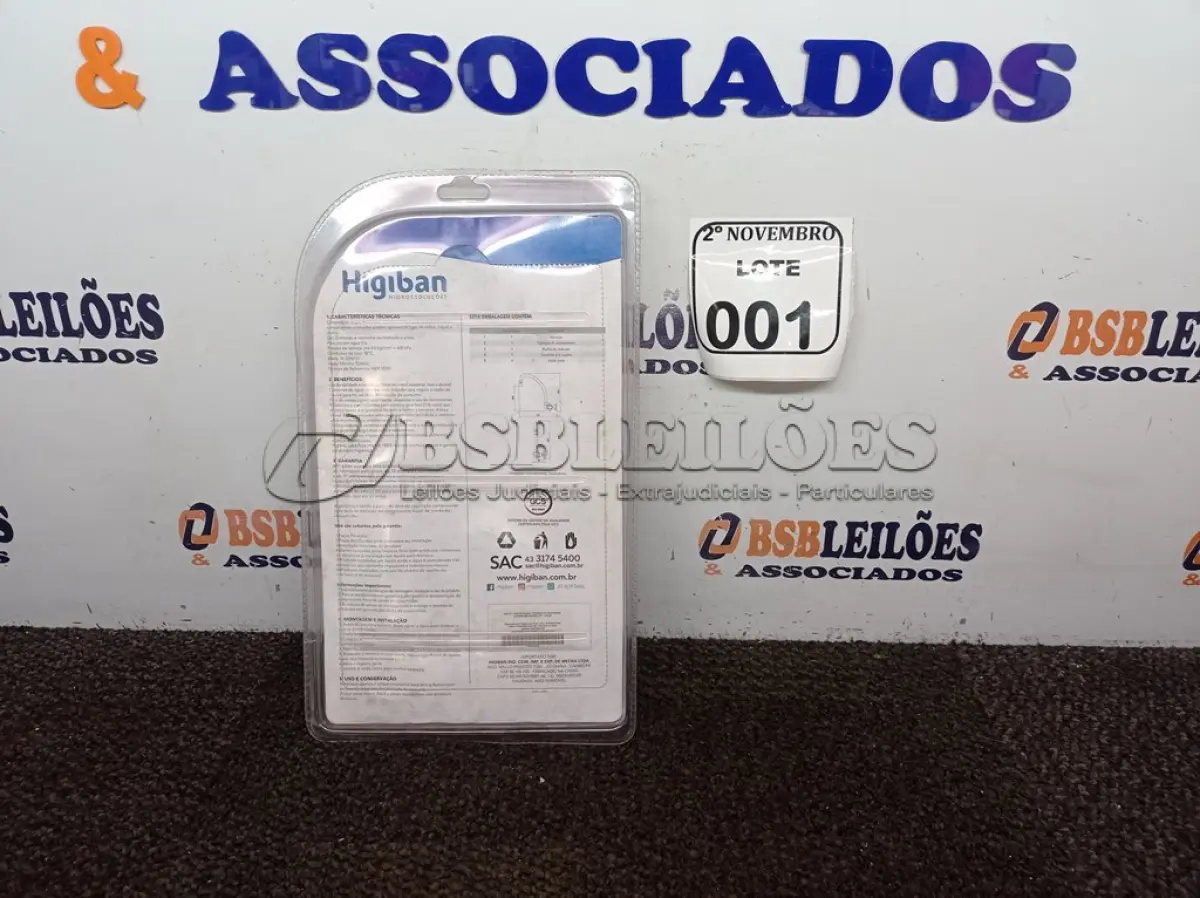 LOTE 001 - 01 TORNEIRA BICA ALTA MARCA HIGIBAN 1168 SILICONE (NOVA). (NO ESTADO) ATENÇÃO! FAZER A VISITAÇÃO ANTES DE ARREMATAR, NÃO SABEMOS SE FUNCIONA. LEILÃO NÃO TEM GARANTIA E NEM DEVOLUÇÃO, SUJEITO A POSSÍVEIS AVARIAS VISÍVEIS/OCULTAS E/OU AUSÊNCIA DE COMPONENTES.