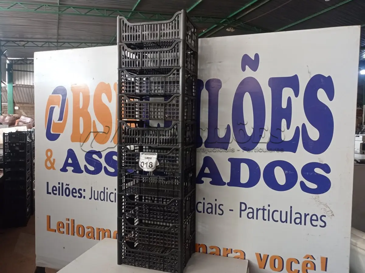 LOTE 018 - 10 CESTAS ORGANIZADORAS DE PLÁSTICO (NOVO). (NO ESTADO) ATENÇÃO! FAZER A VISITAÇÃO ANTES DE ARREMATAR, NÃO SABEMOS SE FUNCIONA. LEILÃO NÃO TEM GARANTIA E NEM DEVOLUÇÃO, SUJEITO A POSSÍVEIS AVARIAS VISÍVEIS/OCULTAS E/OU AUSÊNCIA DE COMPONENTES.