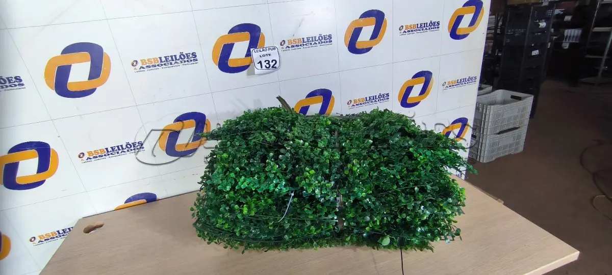 LOTE 132 - 01 LOTE C/PLANTAS ARTIFICIAIS. (NO ESTADO) ATENÇÃO! FAZER A VISITAÇÃO ANTES DE ARREMATAR, NÃO SABEMOS SE FUNCIONA. LEILÃO NÃO TEM GARANTIA E NEM DEVOLUÇÃO, SUJEITO A POSSÍVEIS AVARIAS VISÍVEIS/OCULTAS E/OU AUSÊNCIA DE COMPONENTES.