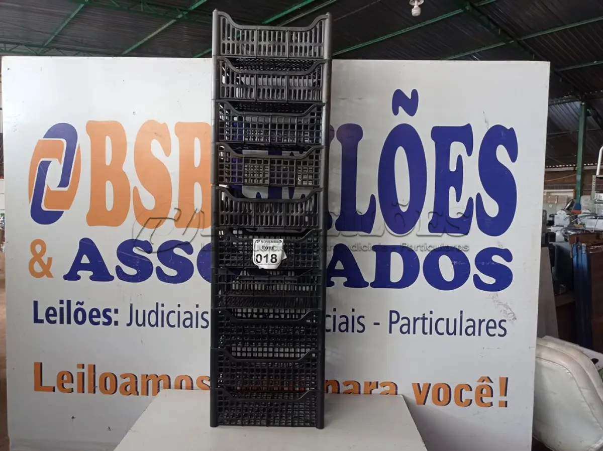 LOTE 018 - 10 CESTAS ORGANIZADORAS DE PLÁSTICO (NOVO). (NO ESTADO) ATENÇÃO! FAZER A VISITAÇÃO ANTES DE ARREMATAR, NÃO SABEMOS SE FUNCIONA. LEILÃO NÃO TEM GARANTIA E NEM DEVOLUÇÃO, SUJEITO A POSSÍVEIS AVARIAS VISÍVEIS/OCULTAS E/OU AUSÊNCIA DE COMPONENTES.