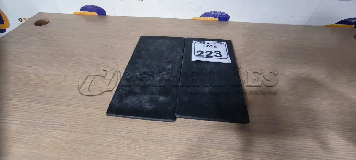 LOTE 223 - 02 TÁBUAS DE PEDRA. (NO ESTADO) ATENÇÃO! FAZER A VISITAÇÃO ANTES DE ARREMATAR, NÃO SABEMOS SE FUNCIONA. LEILÃO NÃO TEM GARANTIA E NEM DEVOLUÇÃO, SUJEITO A POSSÍVEIS AVARIAS VISÍVEIS/OCULTAS E/OU AUSÊNCIA DE COMPONENTES.