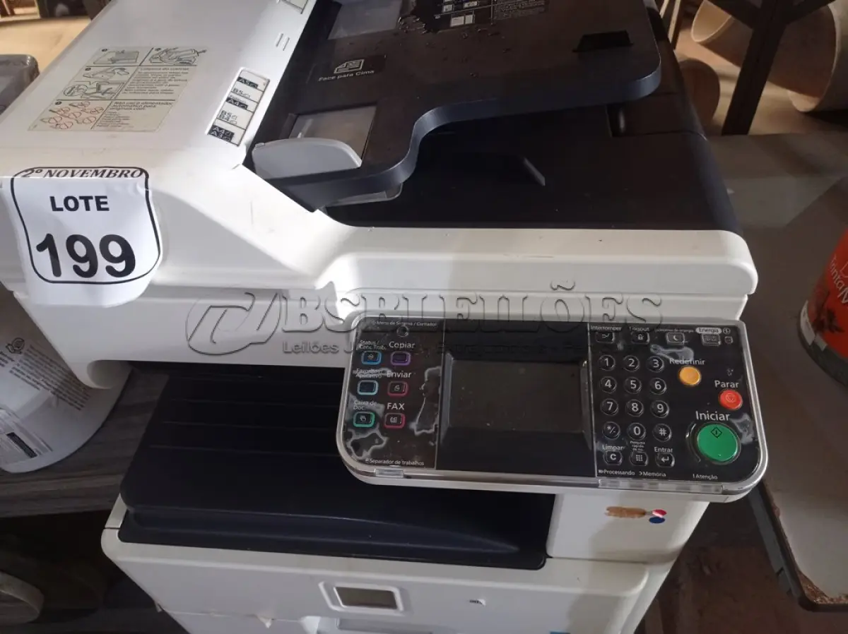LOTE 199 - 01 COPIADORA MULTIFUNCIONAL MARCA KYOCERA MODELO ECOSYR FS-6525MFP. (NO ESTADO) ATENÇÃO! FAZER A VISITAÇÃO ANTES DE ARREMATAR, NÃO SABEMOS SE FUNCIONA. LEILÃO NÃO TEM GARANTIA E NEM DEVOLUÇÃO, SUJEITO A POSSÍVEIS AVARIAS VISÍVEIS/OCULTAS E/OU AUSÊNCIA DE COMPONENTES.