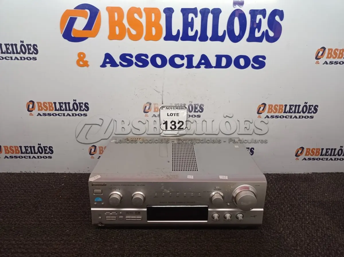 LOTE 132 - 01 RECEIVER DA MARCA PANASONIC DE MODELO ESAHT-280 110V. (NO ESTADO) ATENÇÃO! FAZER A VISITAÇÃO ANTES DE ARREMATAR, NÃO SABEMOS SE FUNCIONA. LEILÃO NÃO TEM GARANTIA E NEM DEVOLUÇÃO, SUJEITO A POSSÍVEIS AVARIAS VISÍVEIS/OCULTAS E/OU AUSÊNCIA DE COMPONENTES.