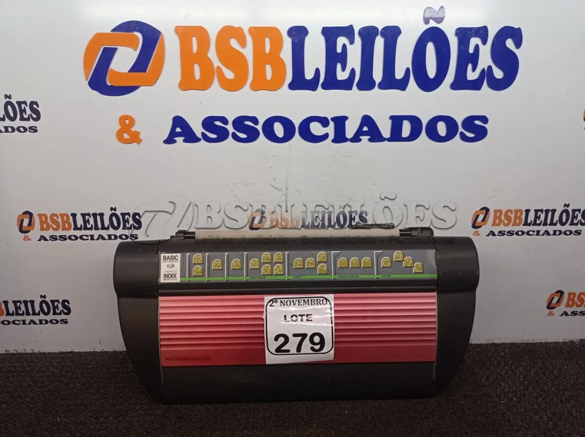 LOTE 279 - 01 IMPRESSORA BRAILE MARCA INDEX. (NO ESTADO) ATENÇÃO! FAZER A VISITAÇÃO ANTES DE ARREMATAR, NÃO SABEMOS SE FUNCIONA. LEILÃO NÃO TEM GARANTIA E NEM DEVOLUÇÃO, SUJEITO A POSSÍVEIS AVARIAS VISÍVEIS/OCULTAS E/OU AUSÊNCIA DE COMPONENTES.