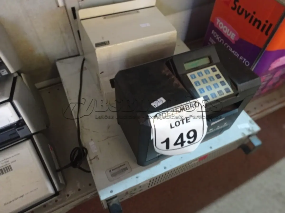 LOTE 149 - 01 ESTABILIZADOR, 02 PROTOCOLADORAS DE DOCUMENTO. (NO ESTADO) ATENÇÃO! FAZER A VISITAÇÃO ANTES DE ARREMATAR, NÃO SABEMOS SE FUNCIONA. LEILÃO NÃO TEM GARANTIA E NEM DEVOLUÇÃO, SUJEITO A POSSÍVEIS AVARIAS VISÍVEIS/OCULTAS E/OU AUSÊNCIA DE COMPONENTES.
