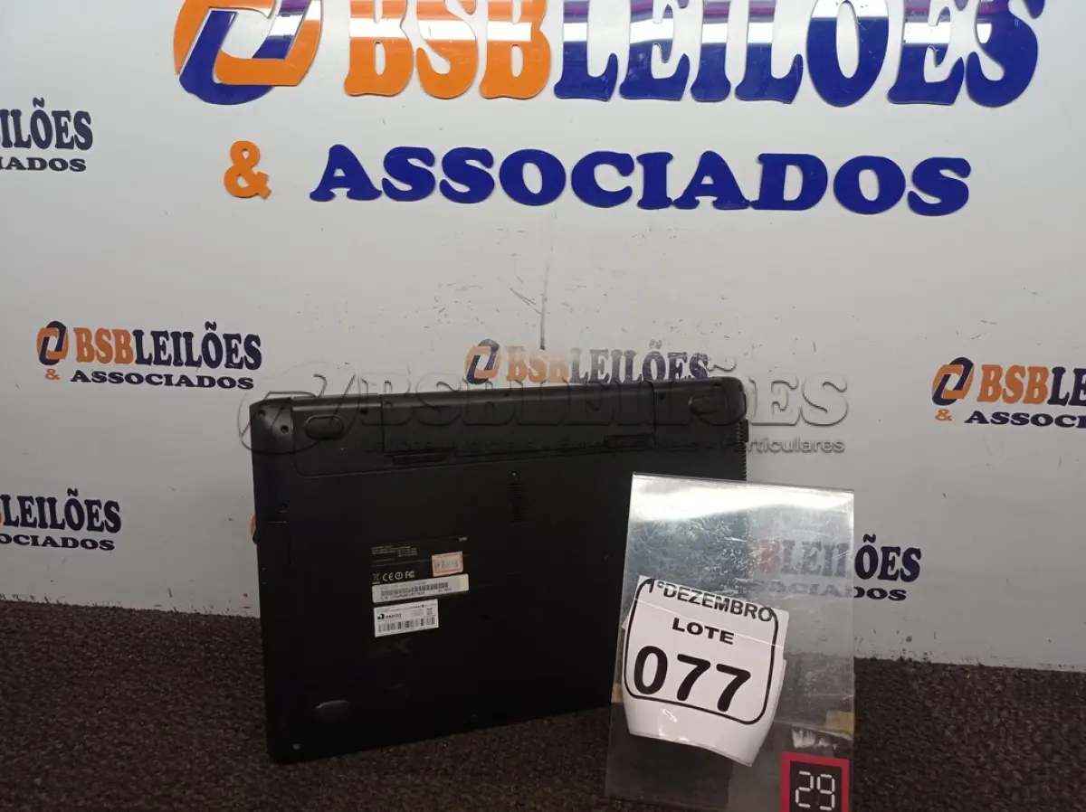 LOTE 077 - 01 NOTEBOOK MARCA SAMSUNG ICORE 3 P/RETIRADA DE PEÇAS. (NO ESTADO) ATENÇÃO! FAZER A VISITAÇÃO ANTES DE ARREMATAR, NÃO SABEMOS SE FUNCIONA. LEILÃO NÃO TEM GARANTIA E NEM DEVOLUÇÃO, SUJEITO A POSSÍVEIS AVARIAS VISÍVEIS/OCULTAS E/OU AUSÊNCIA DE COMPONENTES.