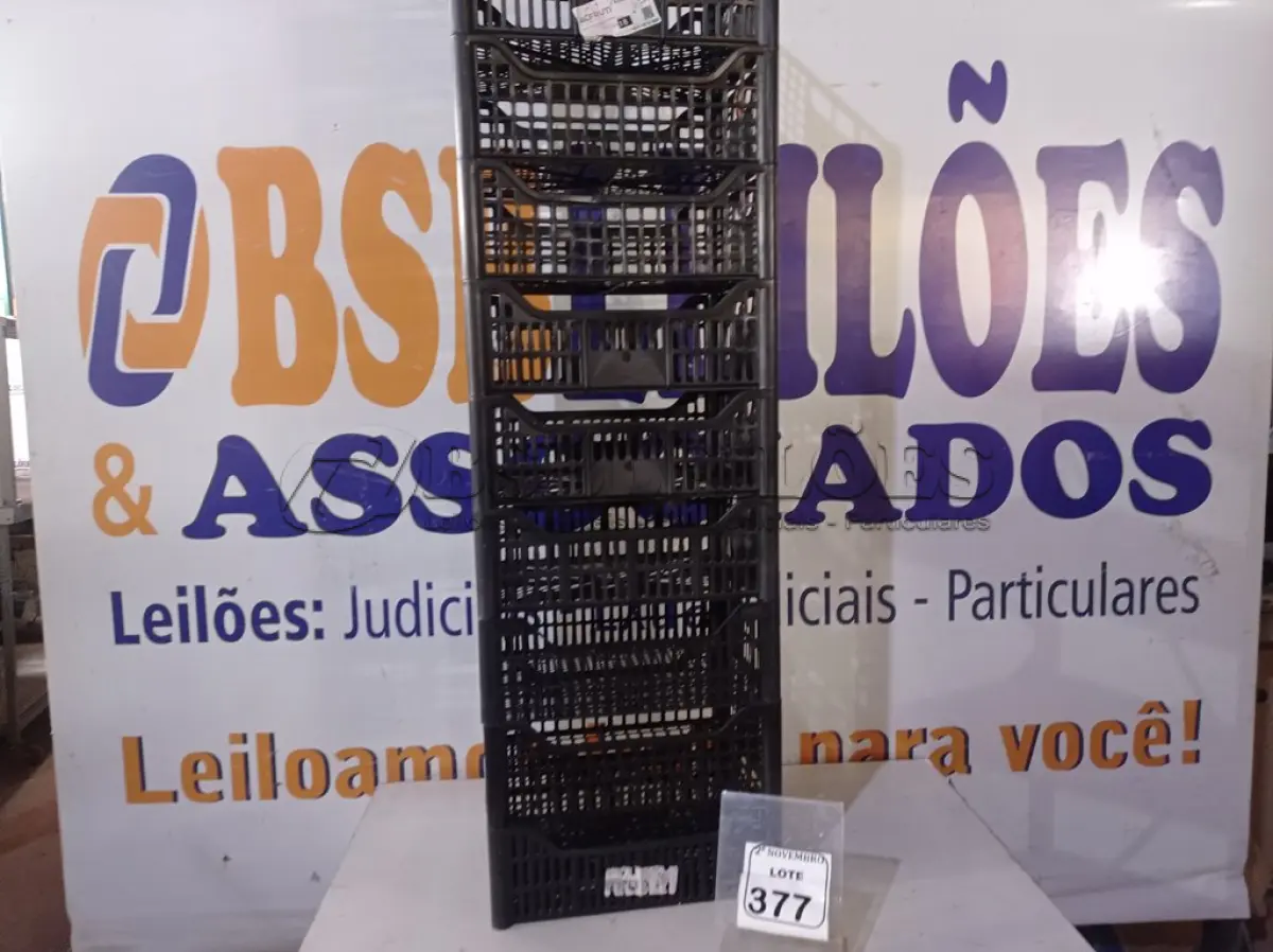 LOTE 377 - 10 CESTAS ORGANIZADORAS DE PLÁSTICO (NOVO). (NO ESTADO) ATENÇÃO! FAZER A VISITAÇÃO ANTES DE ARREMATAR, NÃO SABEMOS SE FUNCIONA. LEILÃO NÃO TEM GARANTIA E NEM DEVOLUÇÃO, SUJEITO A POSSÍVEIS AVARIAS VISÍVEIS/OCULTAS E/OU AUSÊNCIA DE COMPONENTES.