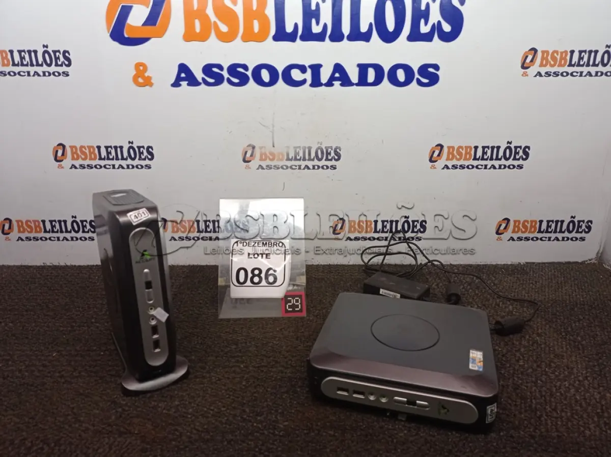 LOTE 086 - 02 MINIS CPU’S MARCA ACCEPT. (NO ESTADO) ATENÇÃO! FAZER A VISITAÇÃO ANTES DE ARREMATAR, NÃO SABEMOS SE FUNCIONA. LEILÃO NÃO TEM GARANTIA E NEM DEVOLUÇÃO, SUJEITO A POSSÍVEIS AVARIAS VISÍVEIS/OCULTAS E/OU AUSÊNCIA DE COMPONENTES.