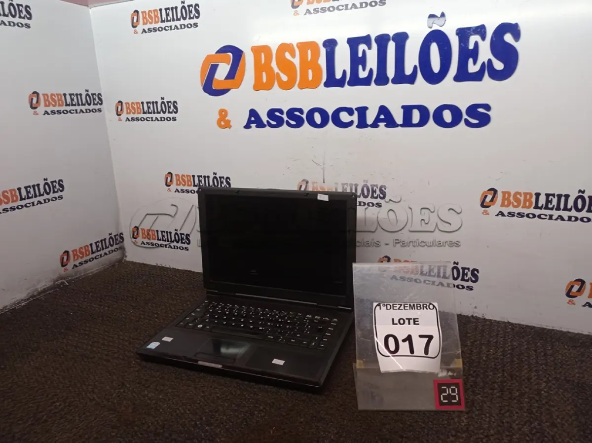 LOTE 017 - 01 NOTEBOOK MARCA WIN. (NO ESTADO) ATENÇÃO! FAZER A VISITAÇÃO ANTES DE ARREMATAR, NÃO SABEMOS SE FUNCIONA. LEILÃO NÃO TEM GARANTIA E NEM DEVOLUÇÃO, SUJEITO A POSSÍVEIS AVARIAS VISÍVEIS/OCULTAS E/OU AUSÊNCIA DE COMPONENTES.
