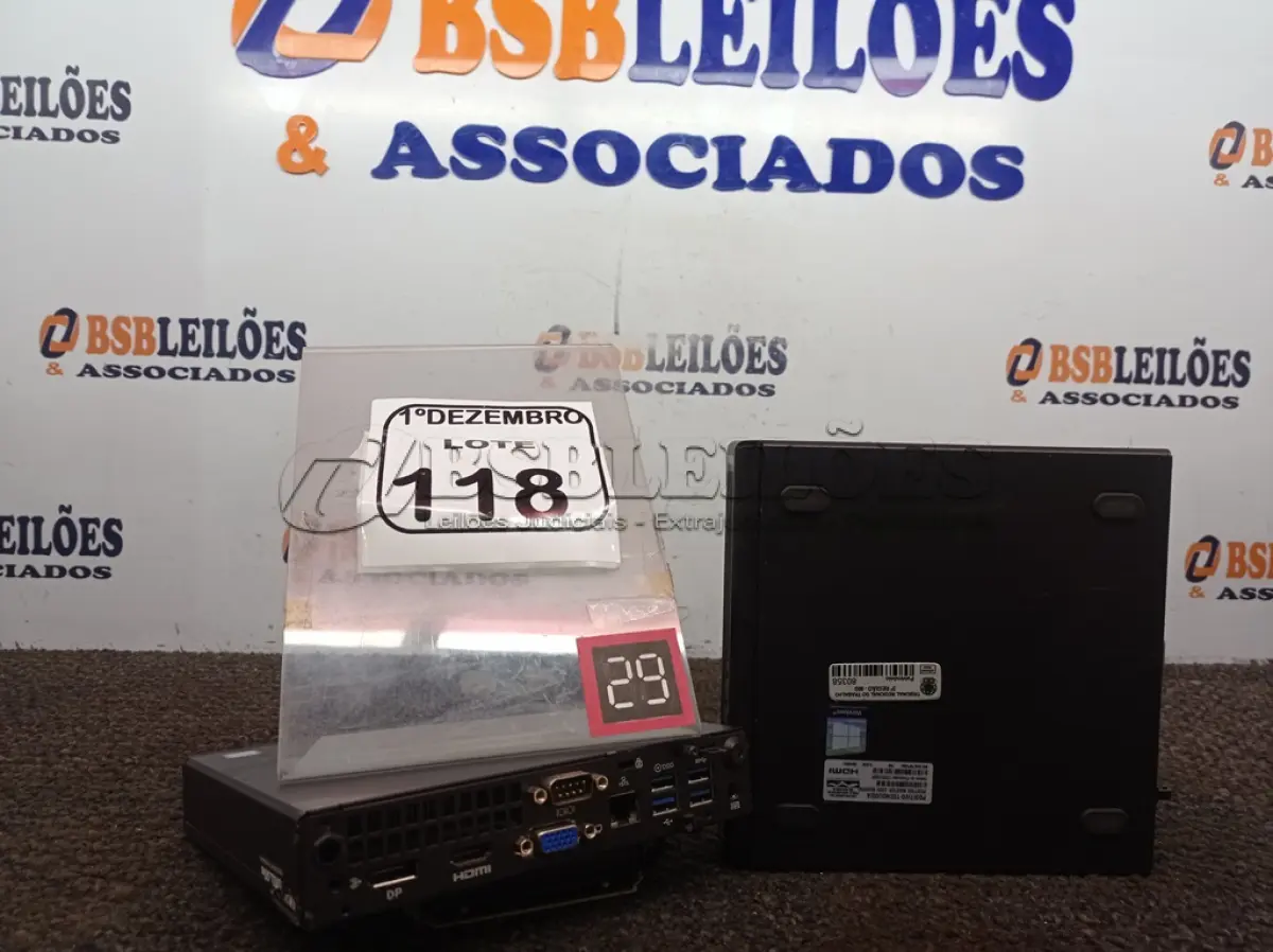 LOTE 118 - 02 MINIS CPU MARCA POSITIVO P/RETIRADA DE PEÇAS. (NO ESTADO) ATENÇÃO! FAZER A VISITAÇÃO ANTES DE ARREMATAR, NÃO SABEMOS SE FUNCIONA. LEILÃO NÃO TEM GARANTIA E NEM DEVOLUÇÃO, SUJEITO A POSSÍVEIS AVARIAS VISÍVEIS/OCULTAS E/OU AUSÊNCIA DE COMPONENTES.