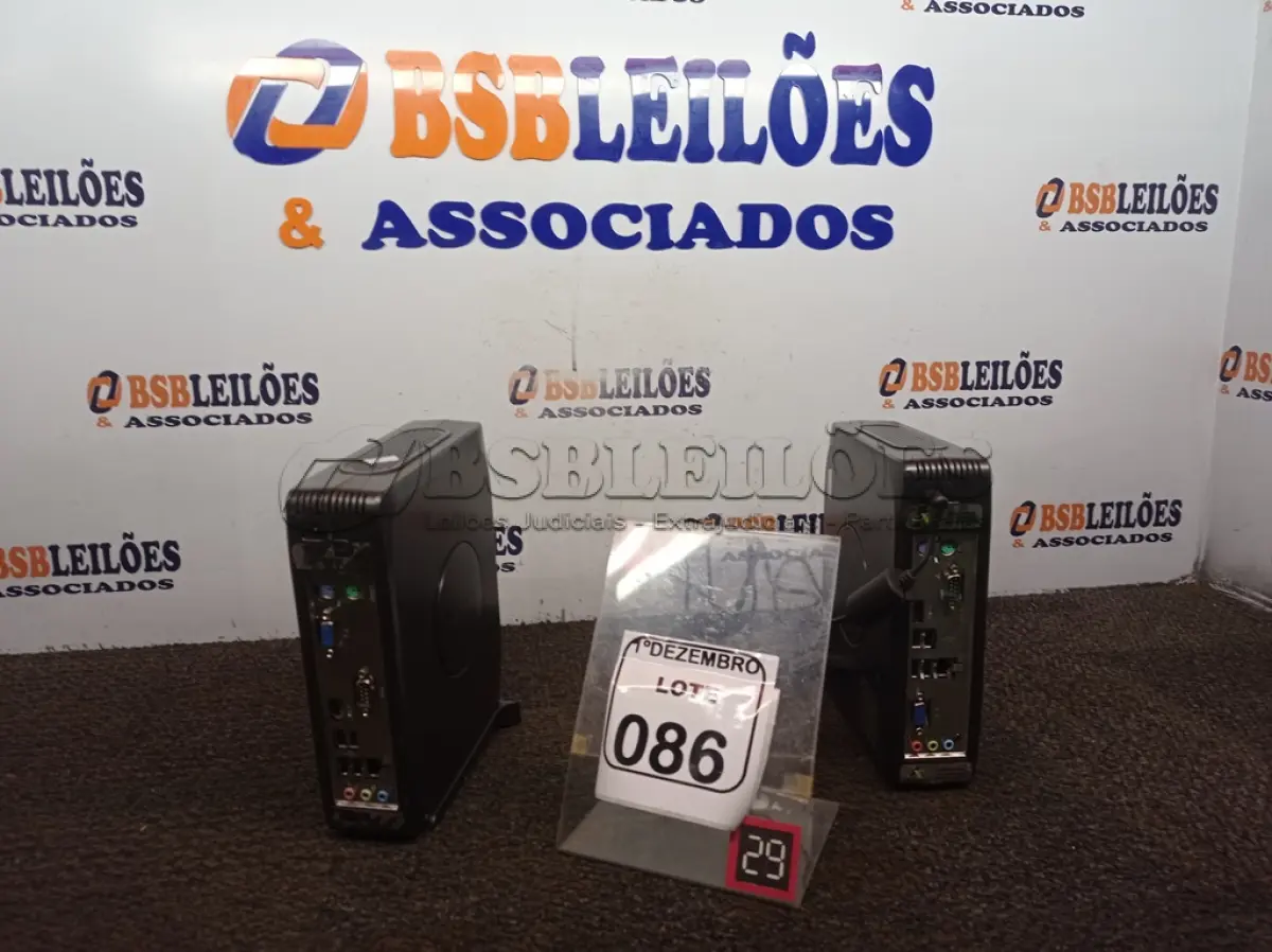 LOTE 086 - 02 MINIS CPU’S MARCA ACCEPT. (NO ESTADO) ATENÇÃO! FAZER A VISITAÇÃO ANTES DE ARREMATAR, NÃO SABEMOS SE FUNCIONA. LEILÃO NÃO TEM GARANTIA E NEM DEVOLUÇÃO, SUJEITO A POSSÍVEIS AVARIAS VISÍVEIS/OCULTAS E/OU AUSÊNCIA DE COMPONENTES.