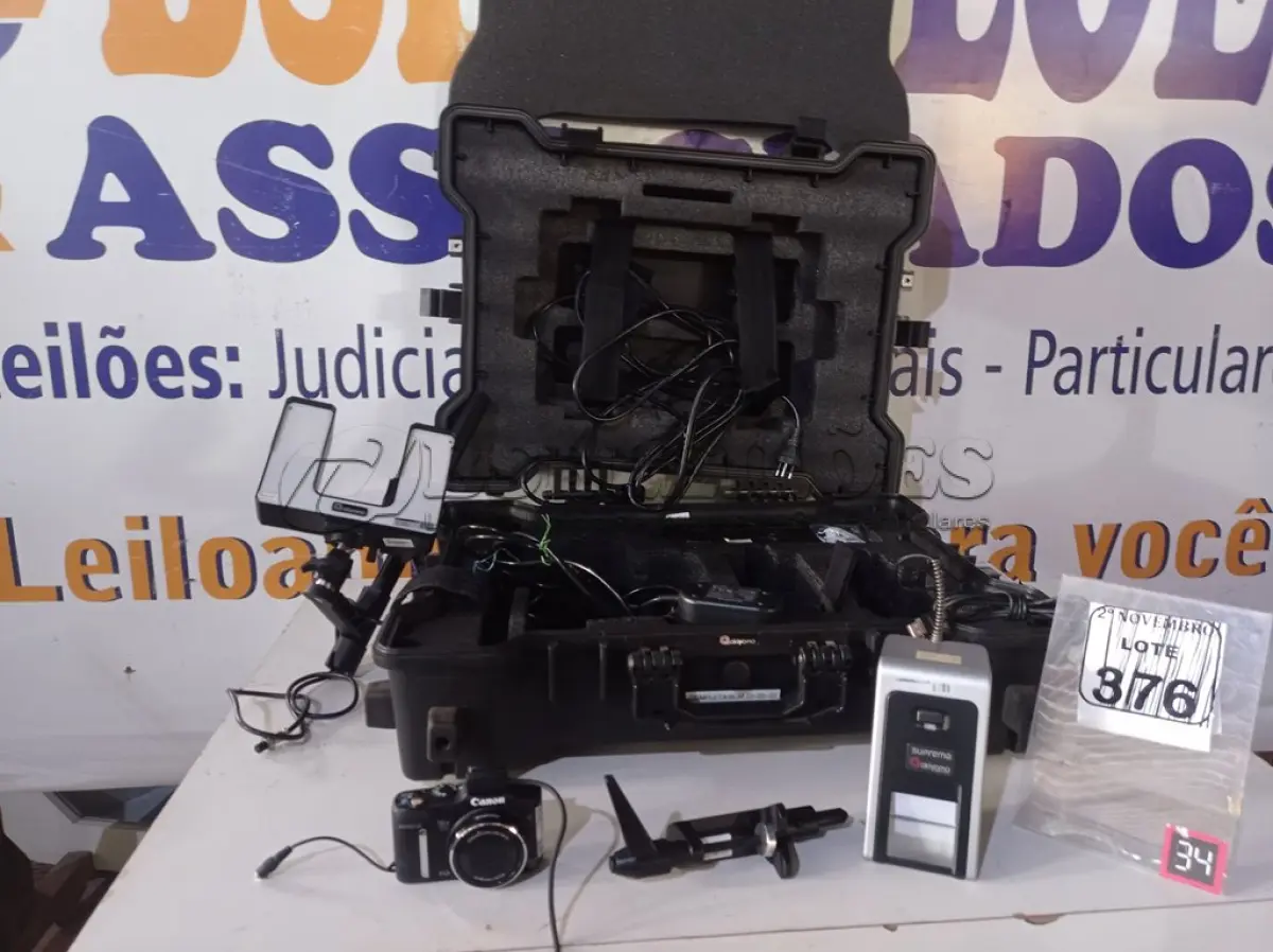 LOTE 376 - 01 KIT C/LEITOR BIOMÉTRICO, 01 FONTE E 01 CÂMERA FOTOGRÁFICA MARCA AKIYAMA. (NO ESTADO) ATENÇÃO! FAZER A VISITAÇÃO ANTES DE ARREMATAR, NÃO SABEMOS SE FUNCIONA. LEILÃO NÃO TEM GARANTIA E NEM DEVOLUÇÃO, SUJEITO A POSSÍVEIS AVARIAS VISÍVEIS/OCULTAS E/OU AUSÊNCIA DE COMPONENTES.