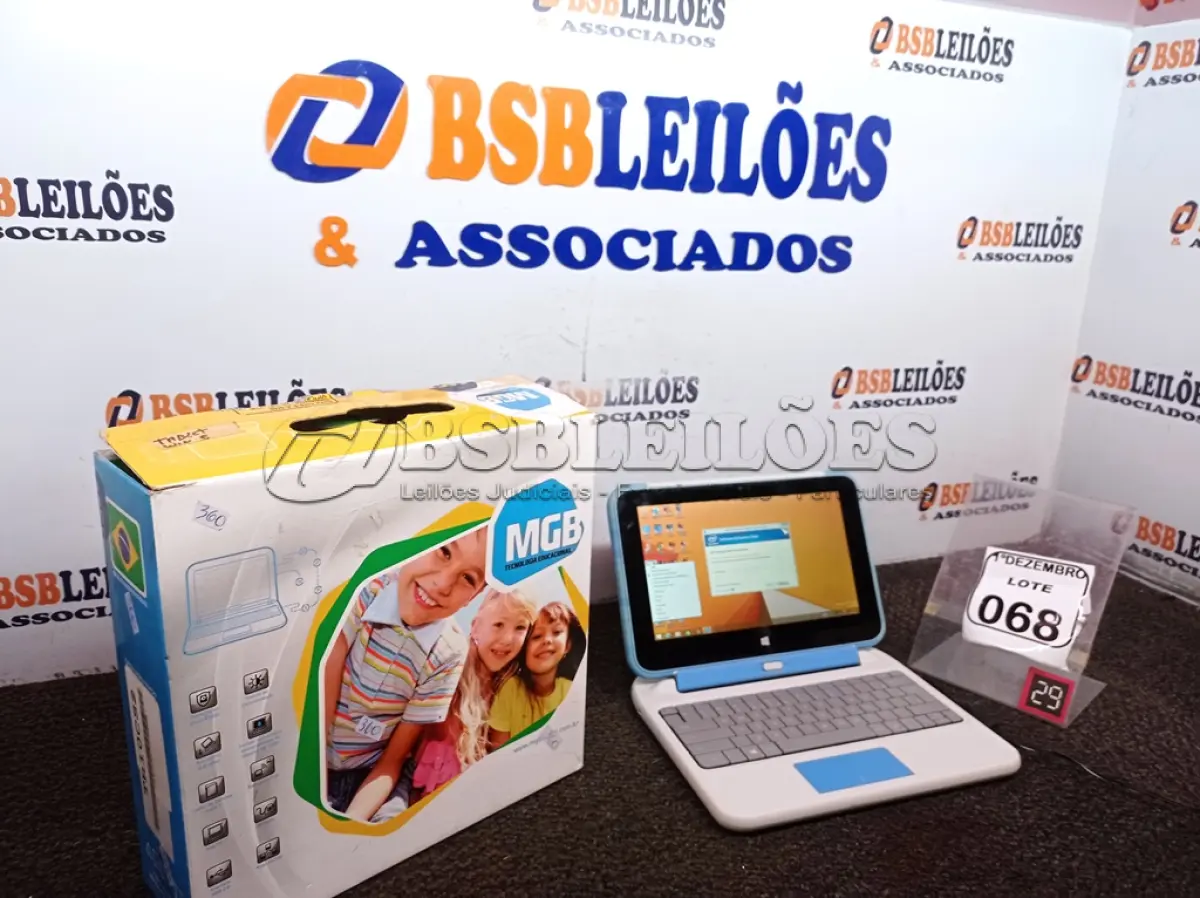 LOTE 068 - 01 NETBOOK P/CRIANÇAS. (NO ESTADO) ATENÇÃO! FAZER A VISITAÇÃO ANTES DE ARREMATAR, NÃO SABEMOS SE FUNCIONA. LEILÃO NÃO TEM GARANTIA E NEM DEVOLUÇÃO, SUJEITO A POSSÍVEIS AVARIAS VISÍVEIS/OCULTAS E/OU AUSÊNCIA DE COMPONENTES.