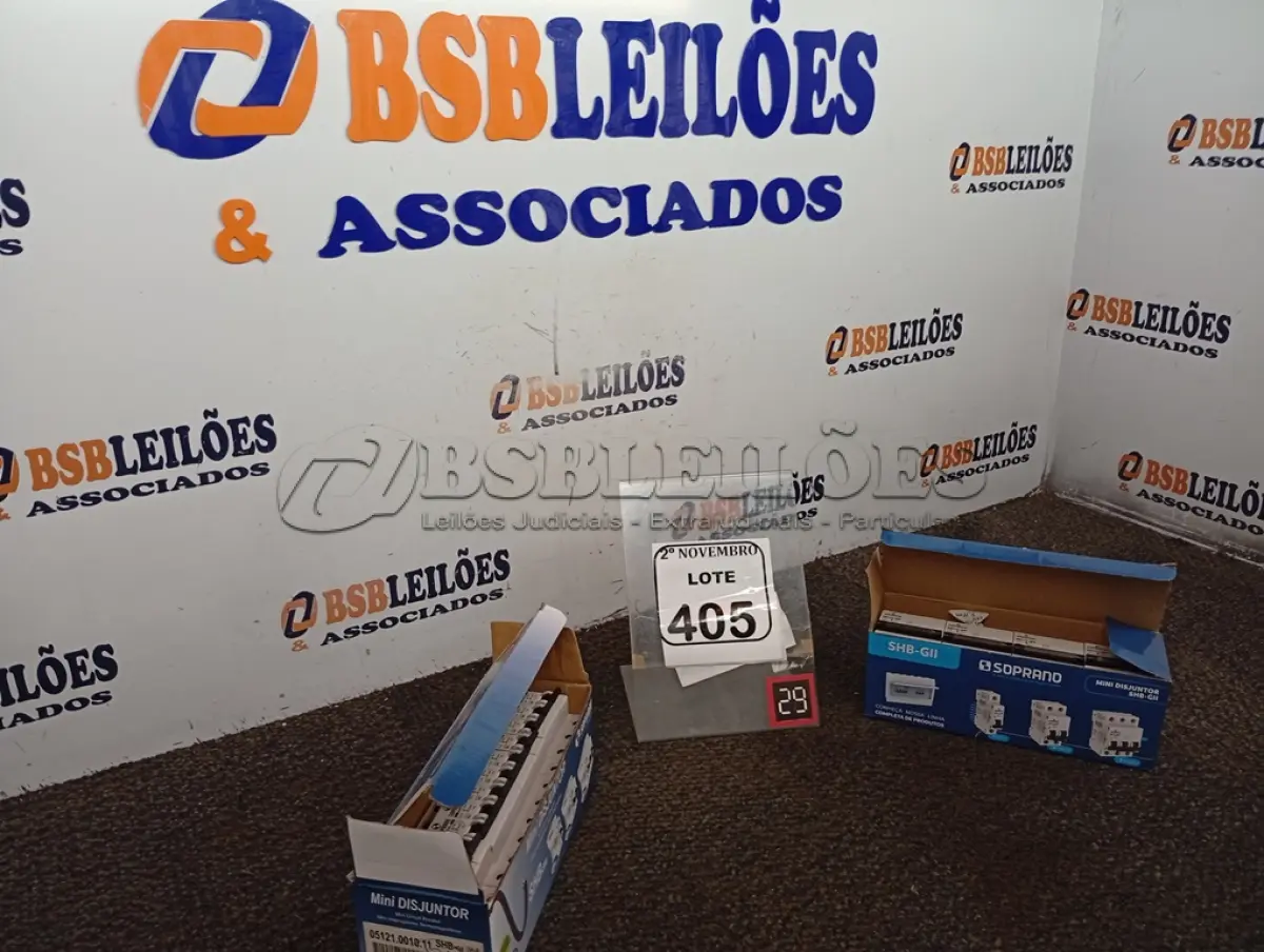 LOTE 405 - 01 LOTE C/VÁRIOS MINI DISJUNTORES MARCAS E MODELOS DIVERSOS(NOVO). (NO ESTADO) ATENÇÃO! FAZER A VISITAÇÃO ANTES DE ARREMATAR, NÃO SABEMOS SE FUNCIONA. LEILÃO NÃO TEM GARANTIA E NEM DEVOLUÇÃO, SUJEITO A POSSÍVEIS AVARIAS VISÍVEIS/OCULTAS E/OU AUSÊNCIA DE COMPONENTES.