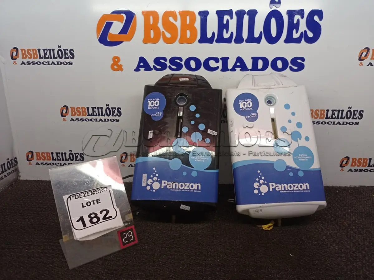 LOTE 182 - 02 GERADORES DE OZÔNIO P/PISCINA. (NO ESTADO) ATENÇÃO! FAZER A VISITAÇÃO ANTES DE ARREMATAR, NÃO SABEMOS SE FUNCIONA. LEILÃO NÃO TEM GARANTIA E NEM DEVOLUÇÃO, SUJEITO A POSSÍVEIS AVARIAS VISÍVEIS/OCULTAS E/OU AUSÊNCIA DE COMPONENTES.