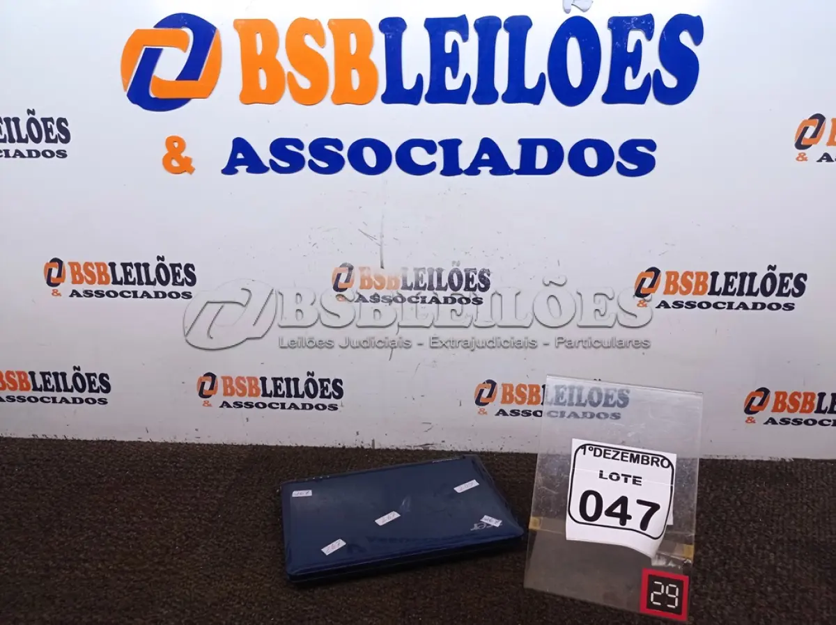LOTE 047 - 01 NETBOOK MARCA ACER AMD 2RAM SSD 500 S/CARREGADOR. (NO ESTADO) ATENÇÃO! FAZER A VISITAÇÃO ANTES DE ARREMATAR, NÃO SABEMOS SE FUNCIONA. LEILÃO NÃO TEM GARANTIA E NEM DEVOLUÇÃO, SUJEITO A POSSÍVEIS AVARIAS VISÍVEIS/OCULTAS E/OU AUSÊNCIA DE COMPONENTES.