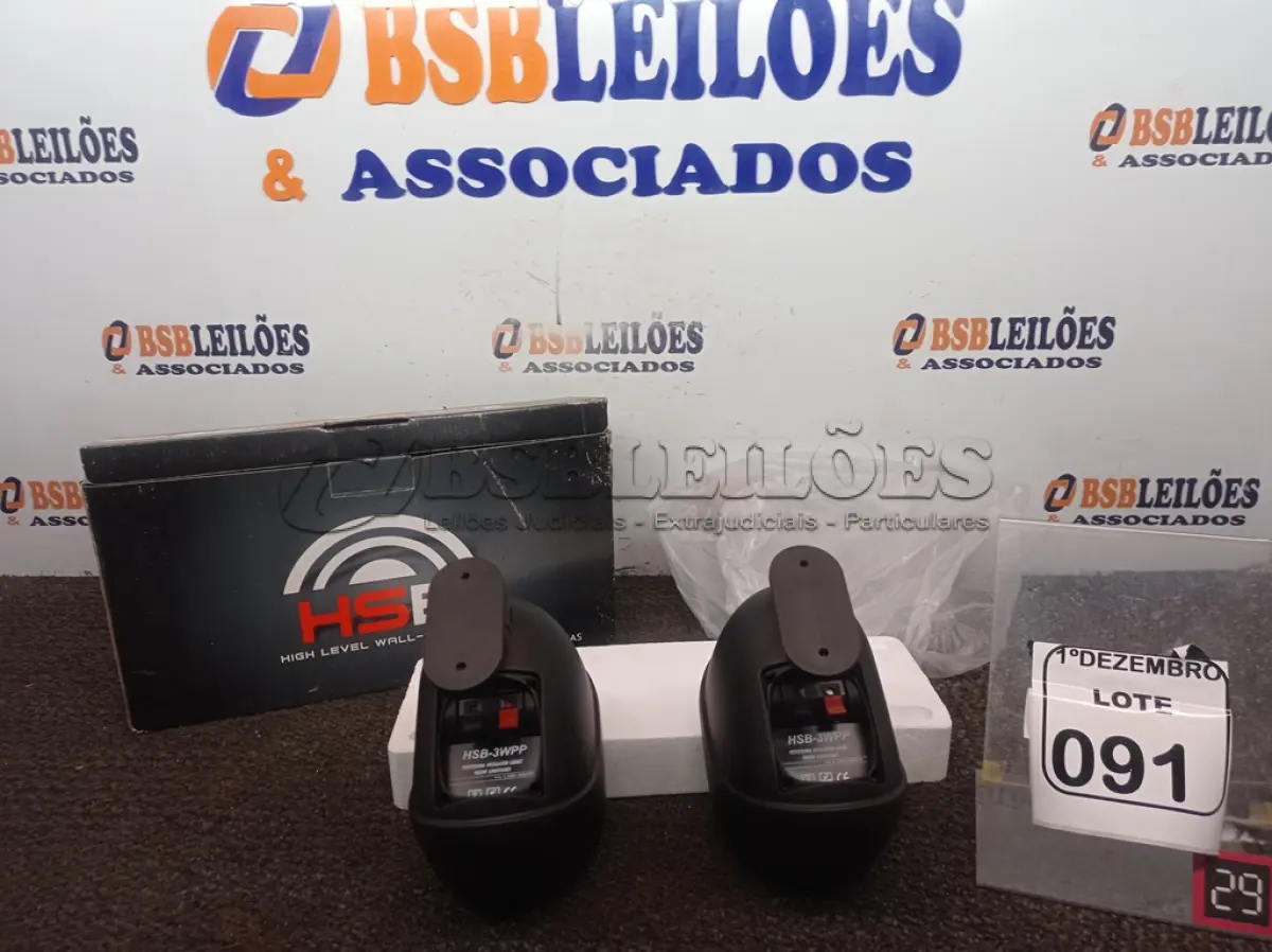 LOTE 091 - 01 ÁUDIO SPEAKER MARCA HOTSOUND MODELO HSB-3WPP(NOVO). (NO ESTADO) ATENÇÃO! FAZER A VISITAÇÃO ANTES DE ARREMATAR, NÃO SABEMOS SE FUNCIONA. LEILÃO NÃO TEM GARANTIA E NEM DEVOLUÇÃO, SUJEITO A POSSÍVEIS AVARIAS VISÍVEIS/OCULTAS E/OU AUSÊNCIA DE COMPONENTES.