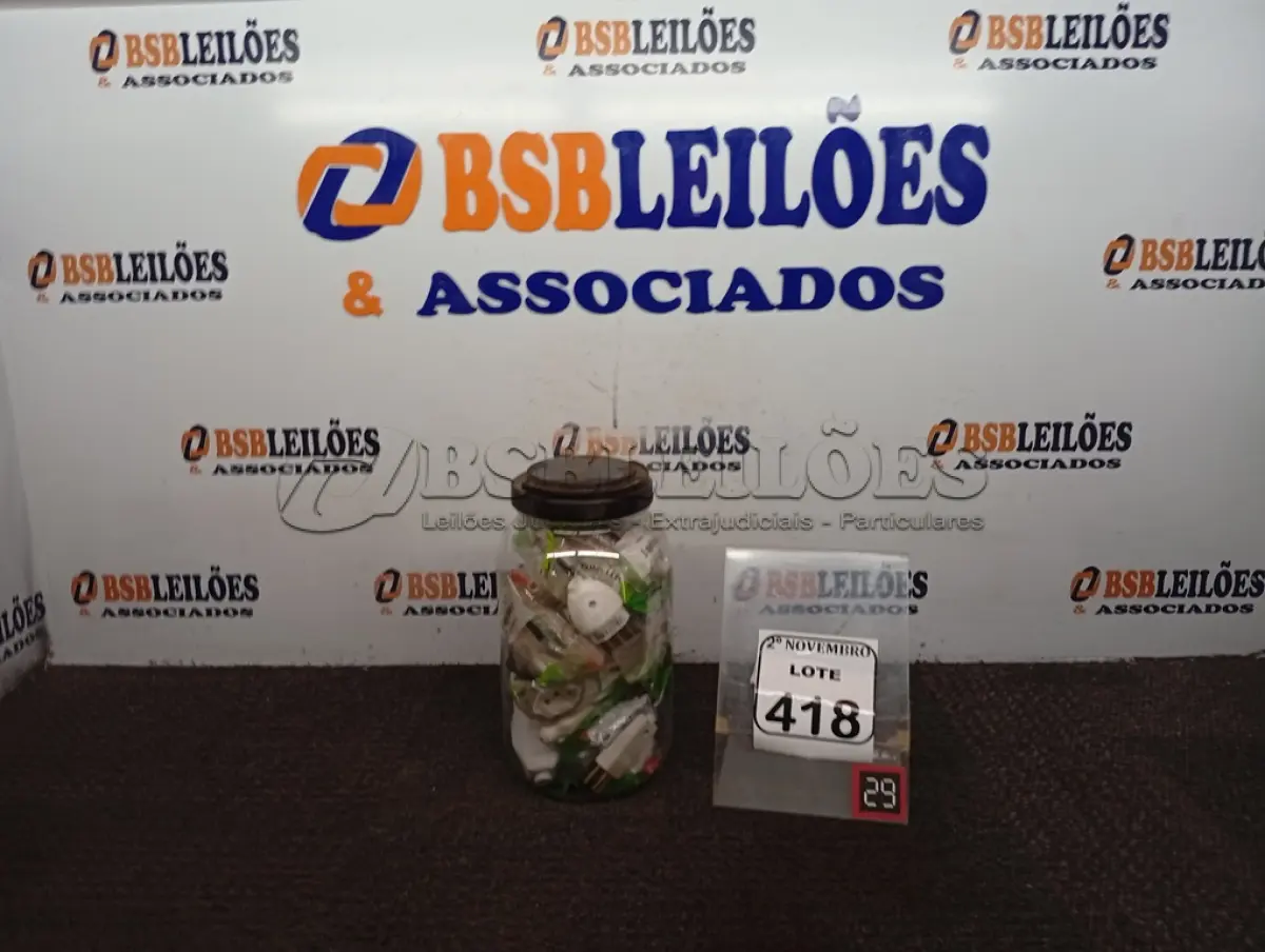 LOTE 418 - 01 LOTE C/VÁRIOS PLUGUES FÊMEA E MACHO E MARCAS E MODELOS DIVERSOS(NOVO). (NO ESTADO) ATENÇÃO! FAZER A VISITAÇÃO ANTES DE ARREMATAR, NÃO SABEMOS SE FUNCIONA. LEILÃO NÃO TEM GARANTIA E NEM DEVOLUÇÃO, SUJEITO A POSSÍVEIS AVARIAS VISÍVEIS/OCULTAS E/OU AUSÊNCIA DE COMPONENTES.